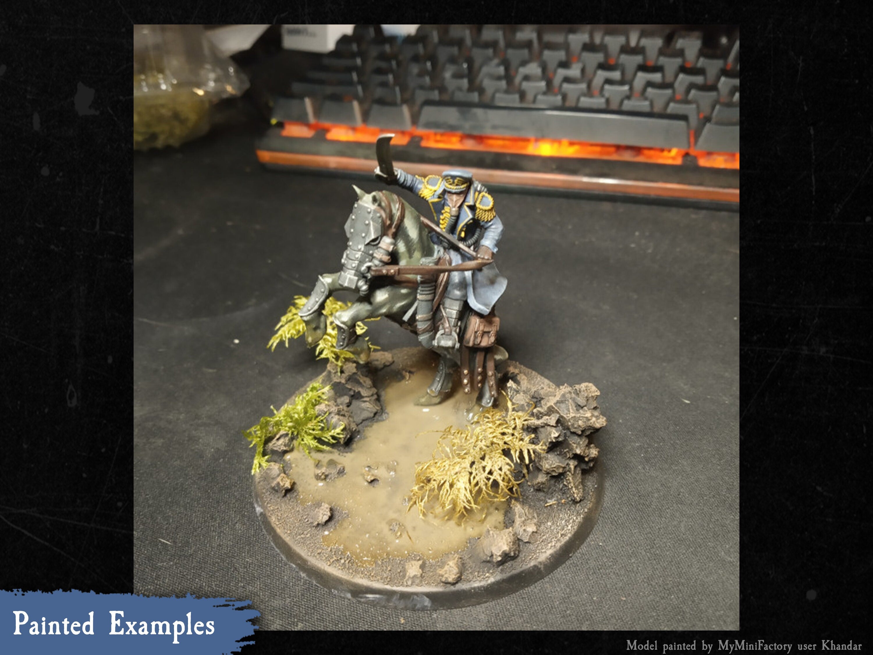 Todesdivision: Berittener imperialer Kommissar | Krieg | Trench Korps | Steel Legion | Redmakers