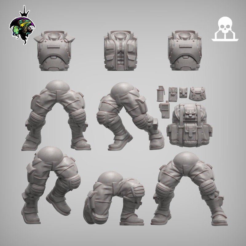Spacenam: Veteran Infantry Squad | Reptilian Overlords | 28mm