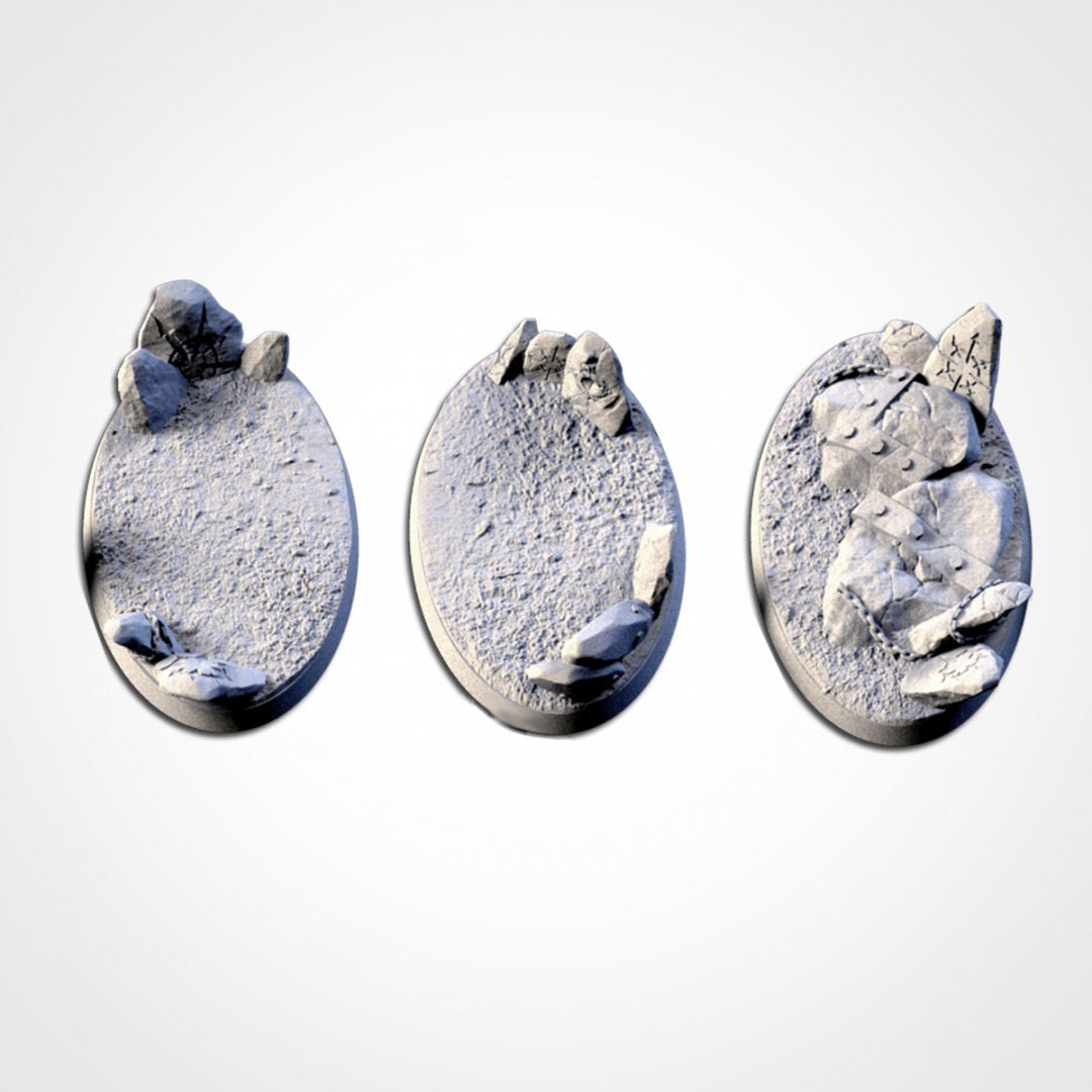 Chaos Hell Bases | 25mm | 32mm | 40mm | Txarli Factory | Magnetizable Scenic Textured Round