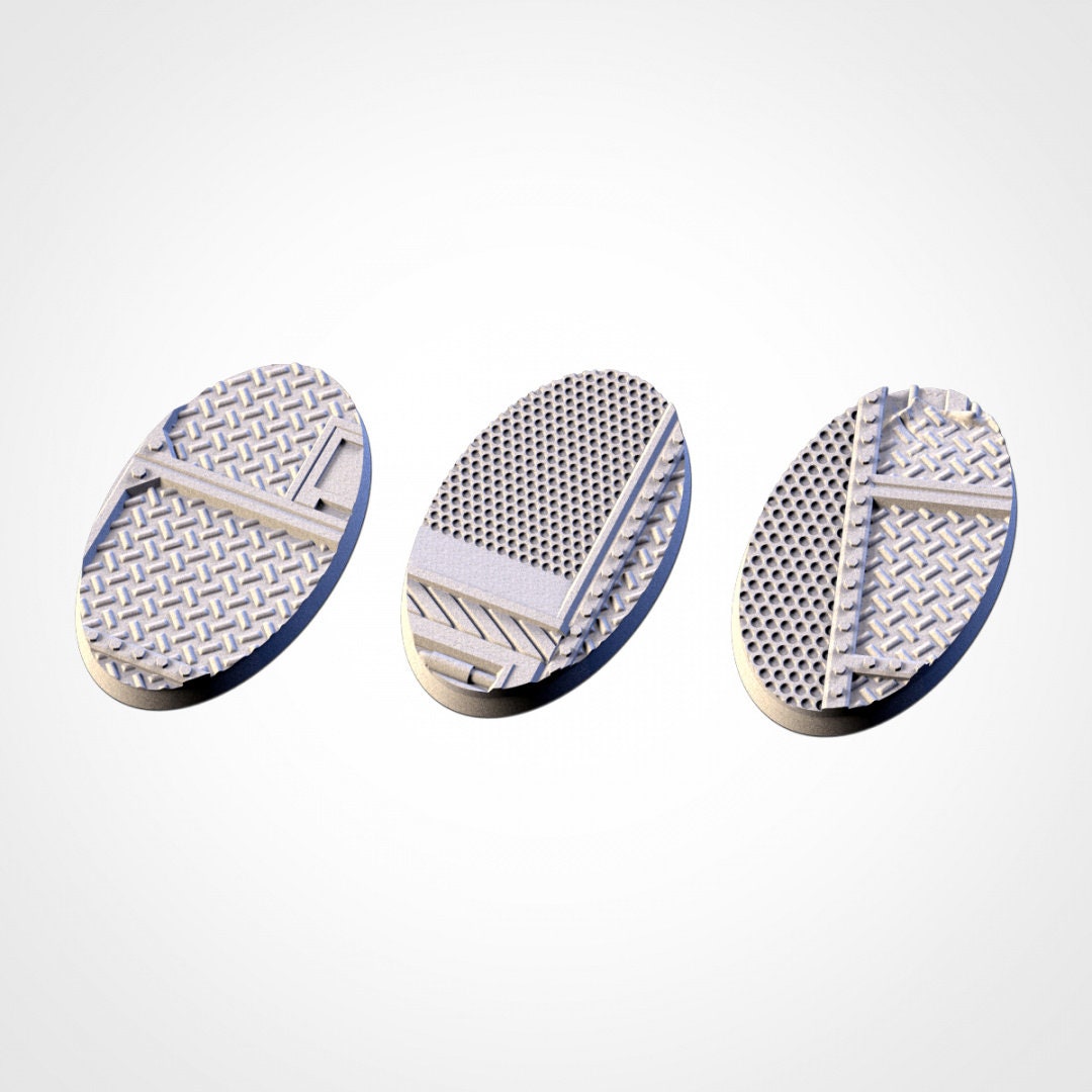 Factory Bases | 25mm | 32mm | 40mm | Txarli Factory | Magnetizable Scenic Textured Round
