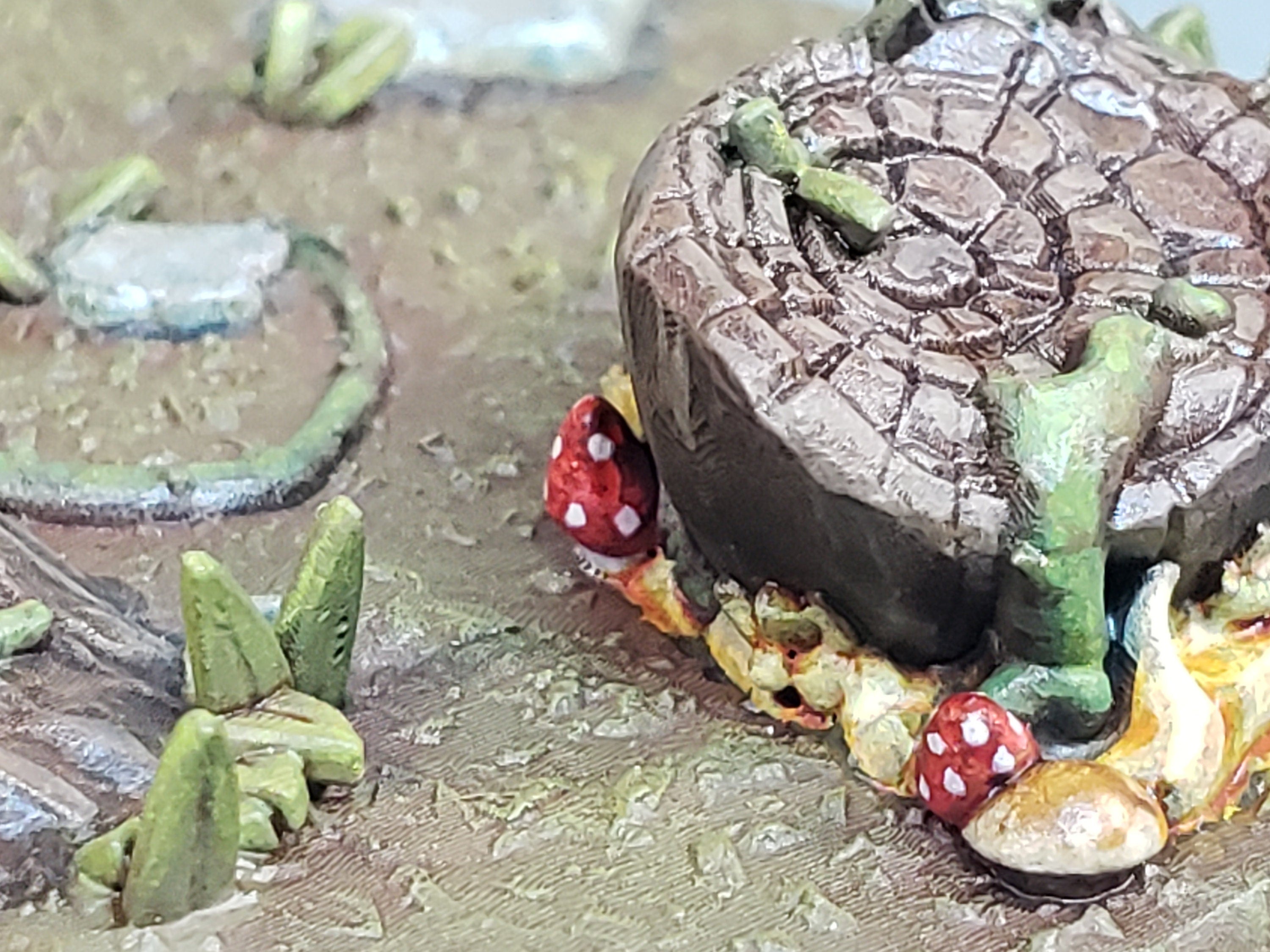 Forest Bases | 25mm | 32mm | 40mm | Txarli Factory | Magnetizable Scenic Textured Round