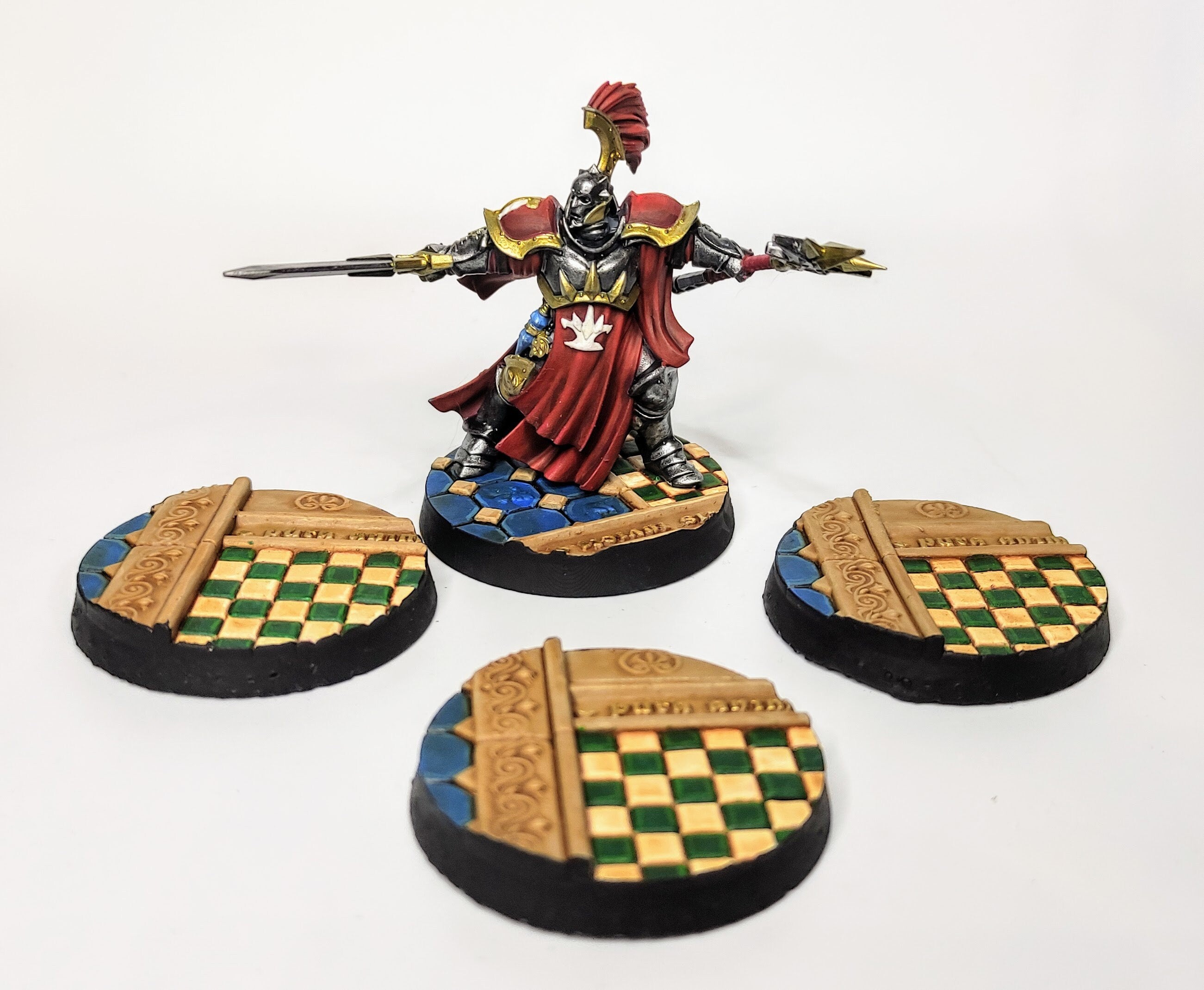 Royal Palace Bases | 25mm | 32mm | 40mm | Txarli Factory | Magnetizable Scenic Textured Round