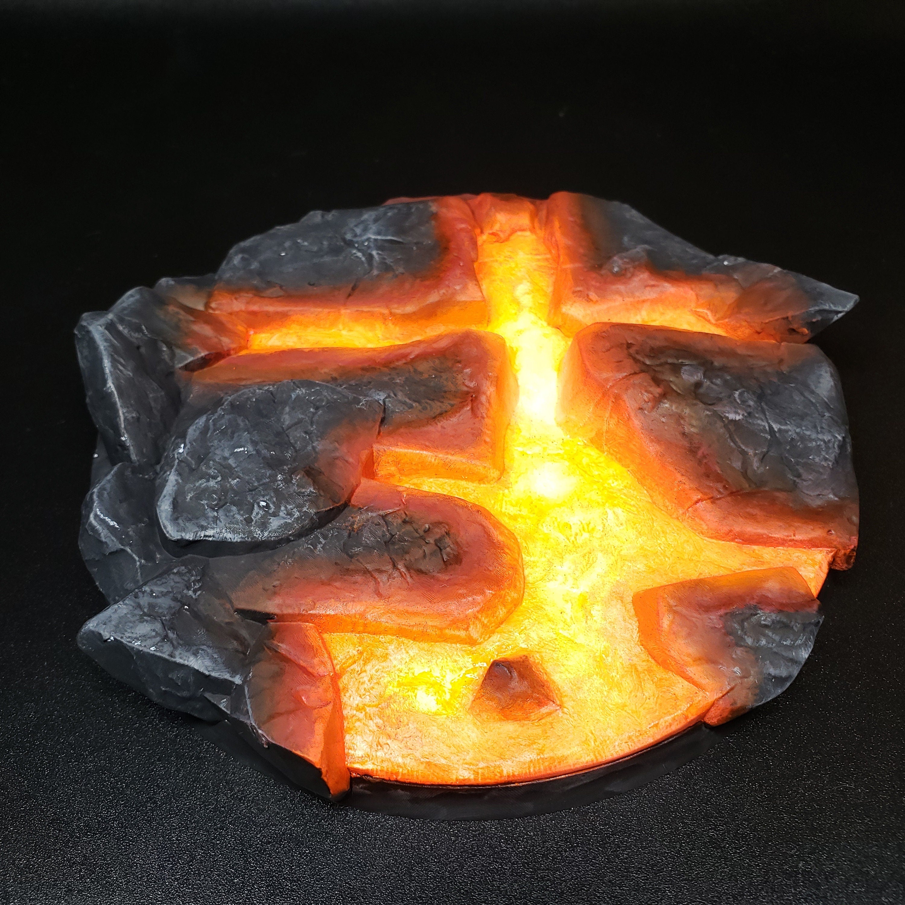 Volcanic Bases | 25mm | 32mm | 40mm | Txarli Factory | Magnetizable Scenic Textured Round