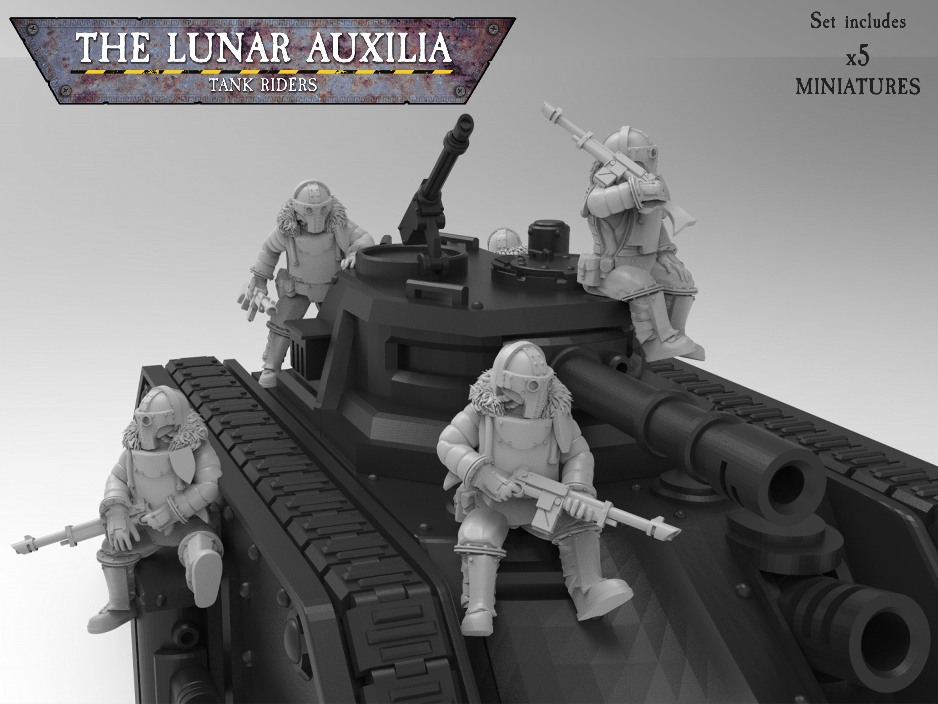 Auxiliares lunares: jinetes de tanques