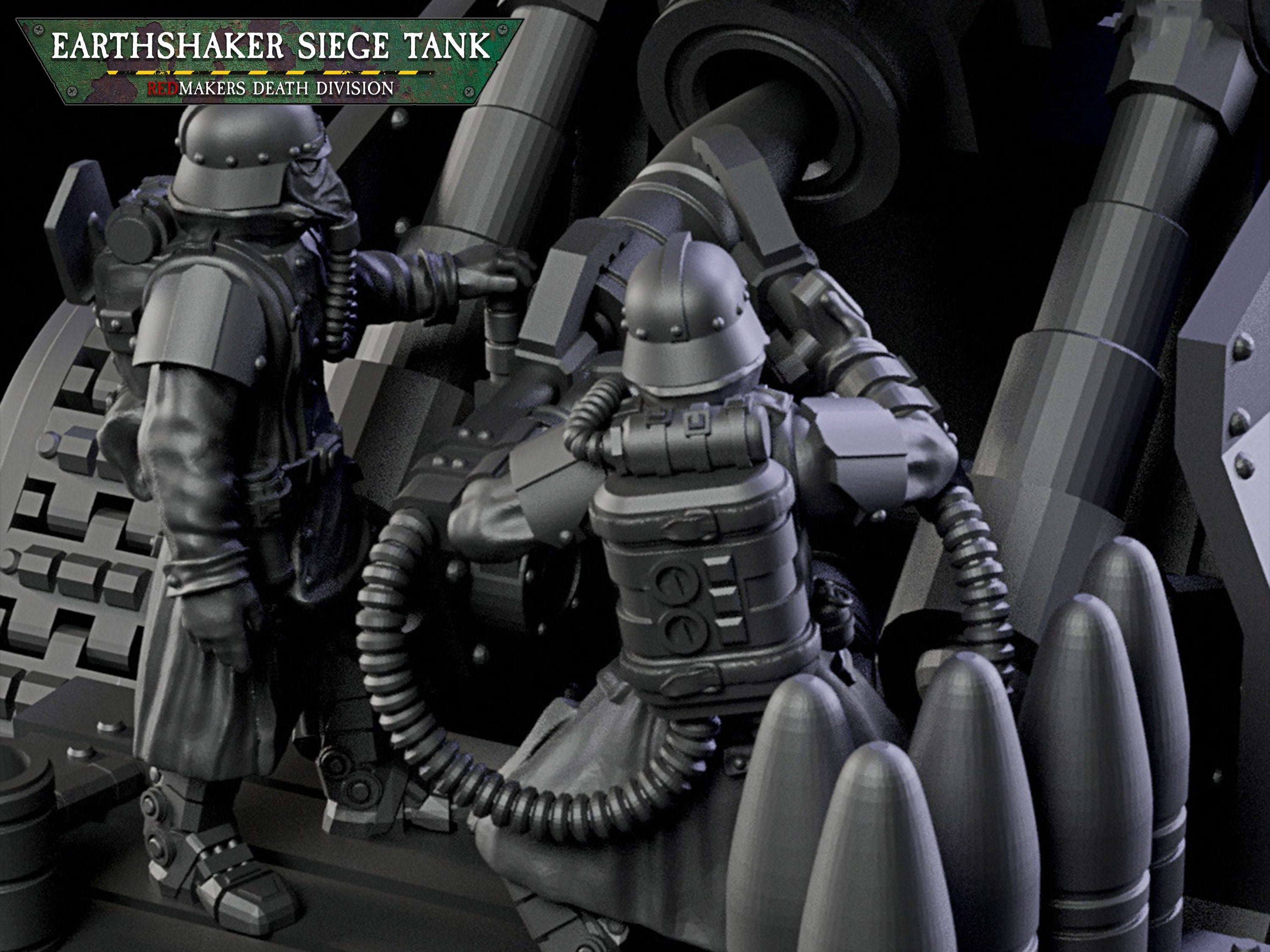 División de la Muerte: Tanque de asedio Earthshaker | Krieg | Cuerpos de trinchera | Legión de Acero | Redmakers
