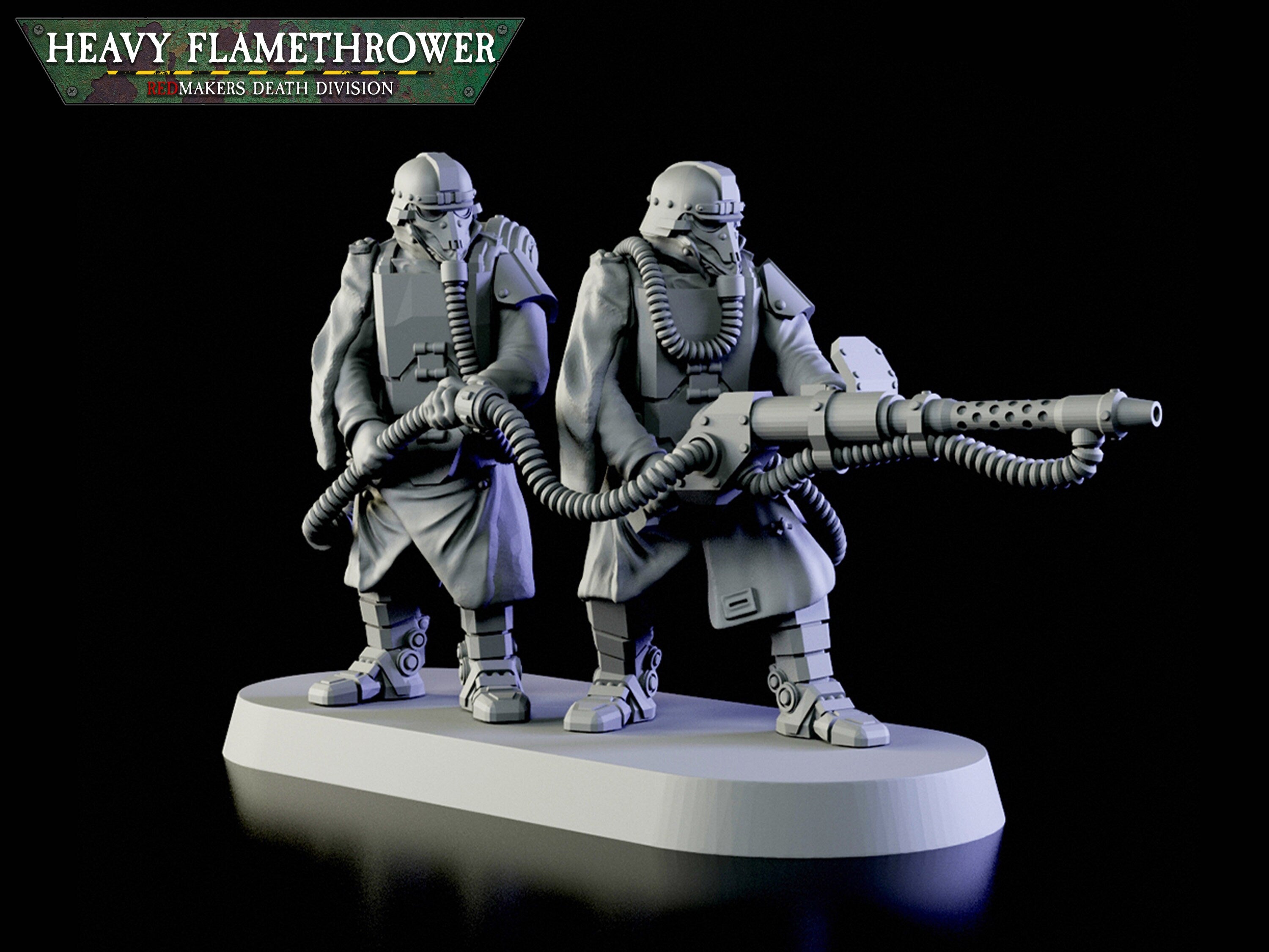 División de la Muerte: Equipo de lanzallamas pesados | Krieg | Cuerpos de trinchera | Legión de Acero | Redmakers