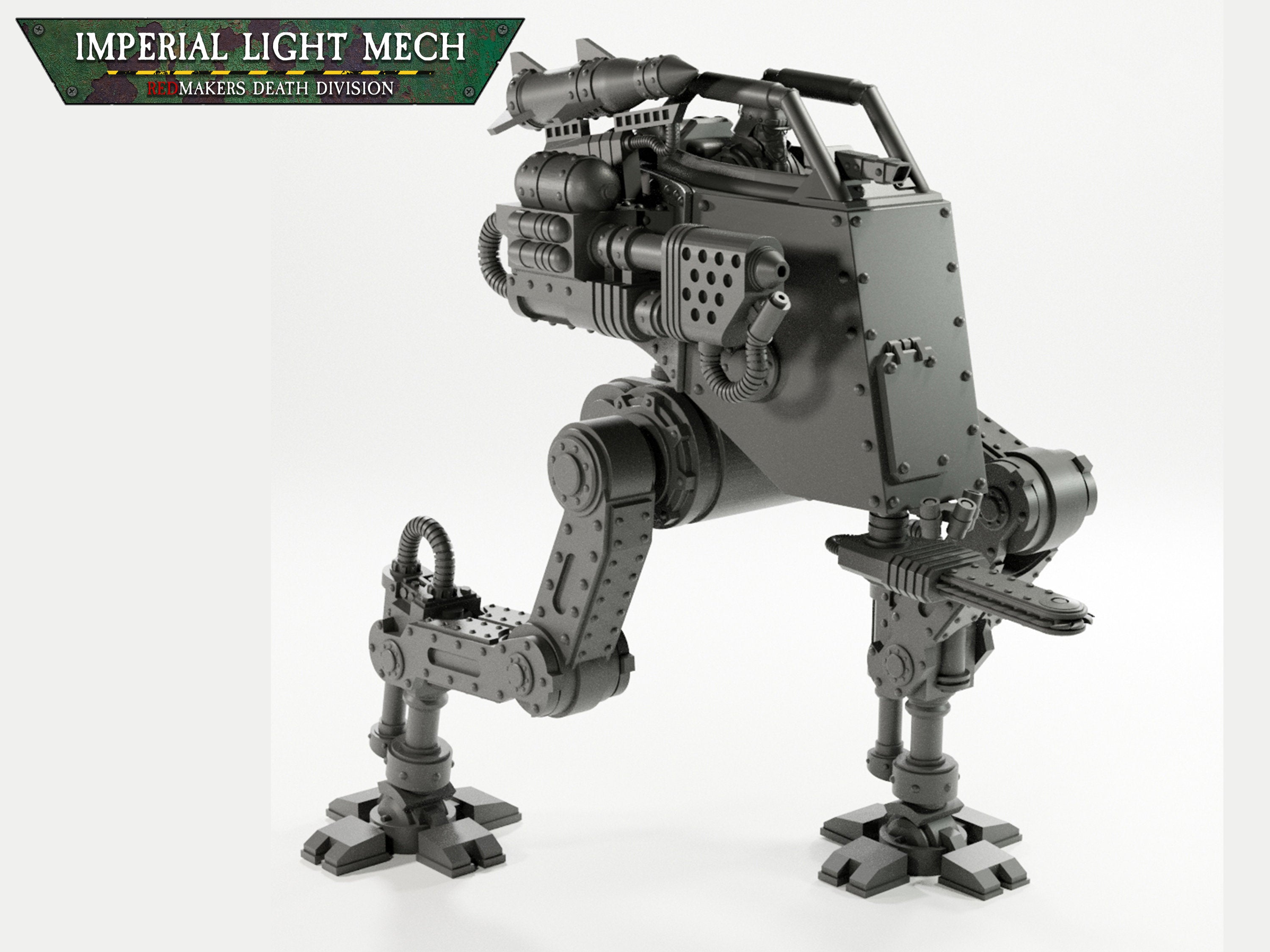 Imperial Soldiers Grim Guard Death Division Light Artillery Korps - Wargaming Miniature