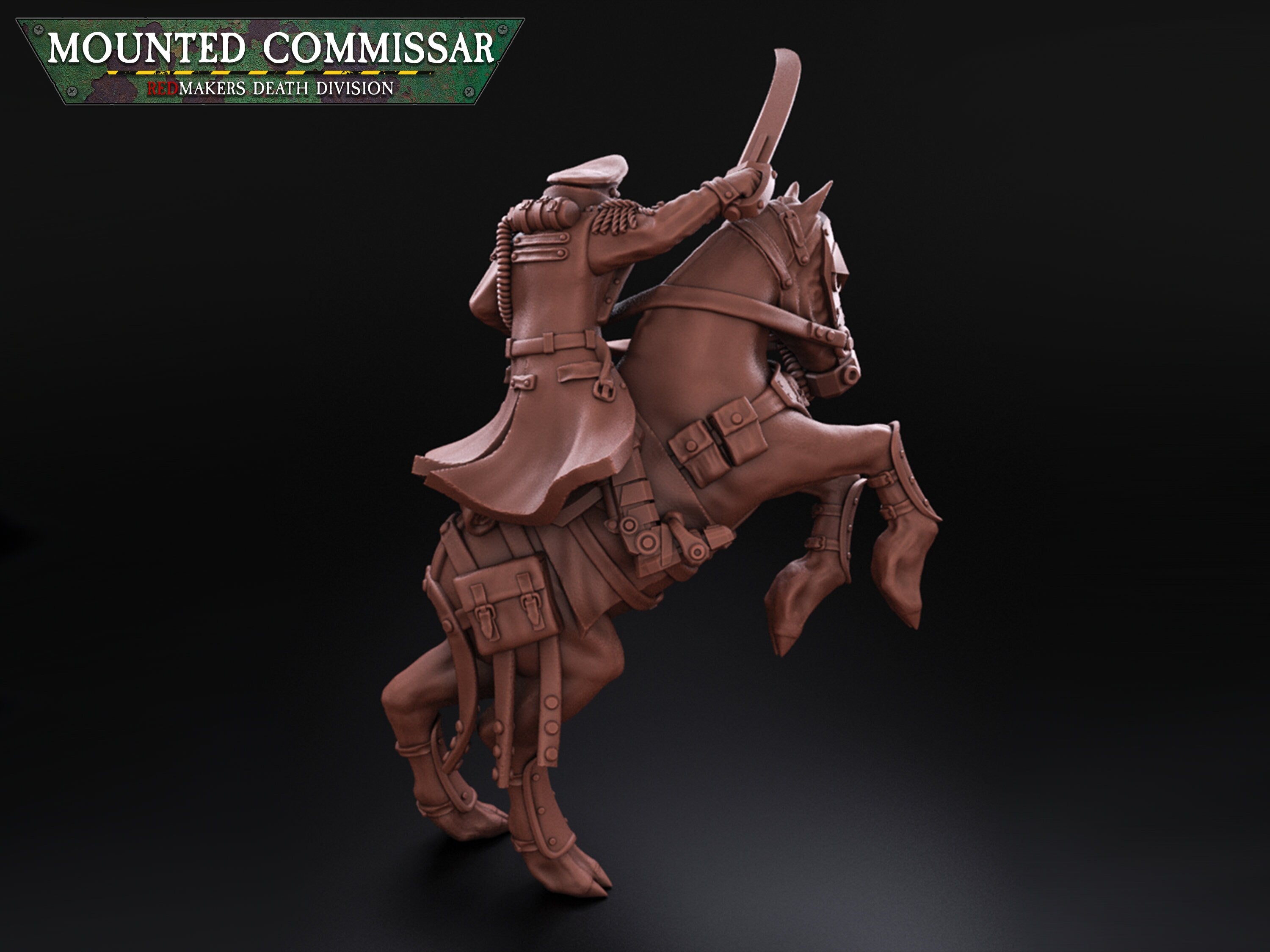 Todesdivision: Berittener imperialer Kommissar | Krieg | Trench Korps | Steel Legion | Redmakers
