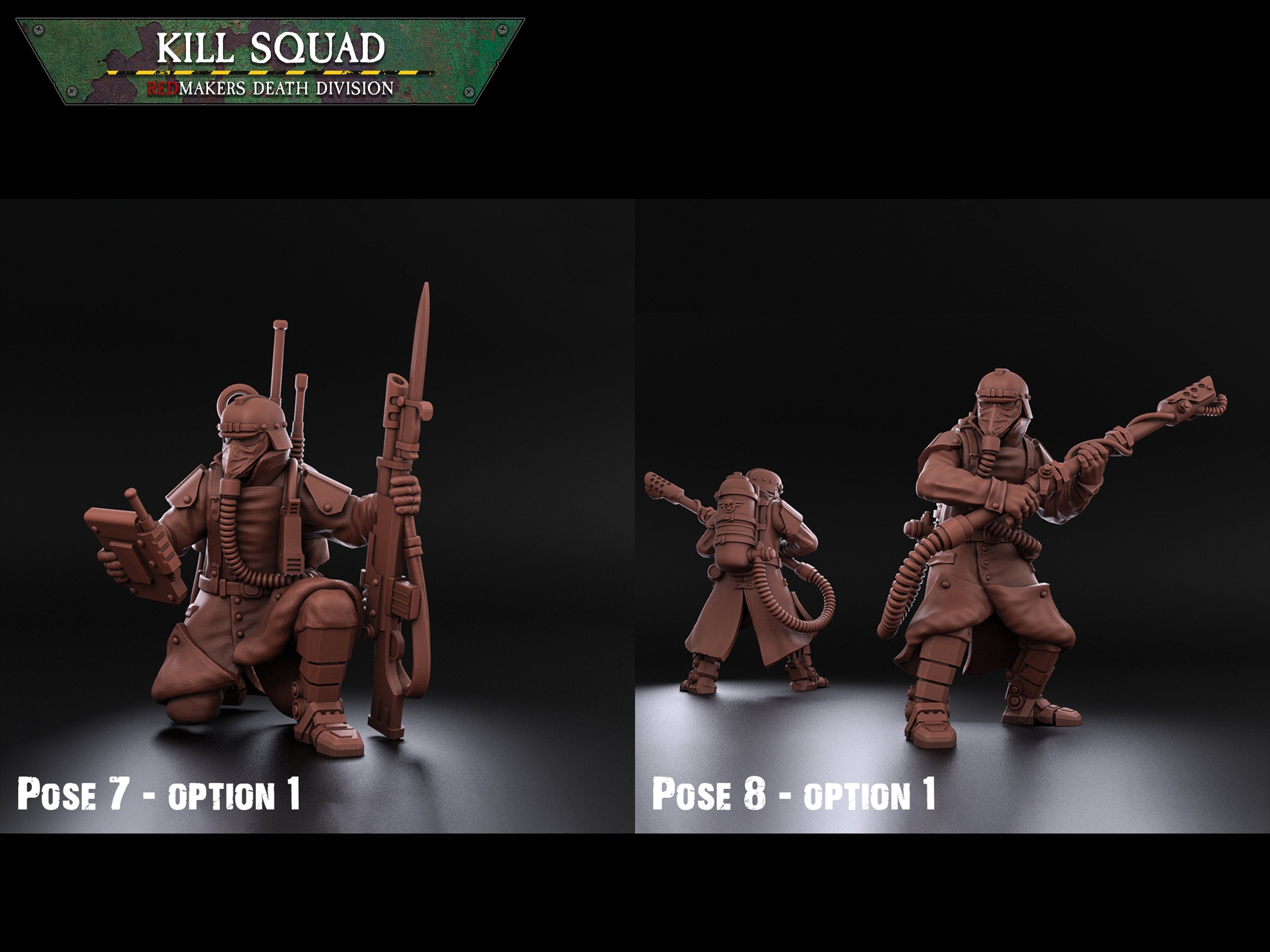 División de la Muerte: Veteranos del Escuadrón Matador | Krieg | Cuerpos de trinchera | Legión de Acero | Redmakers