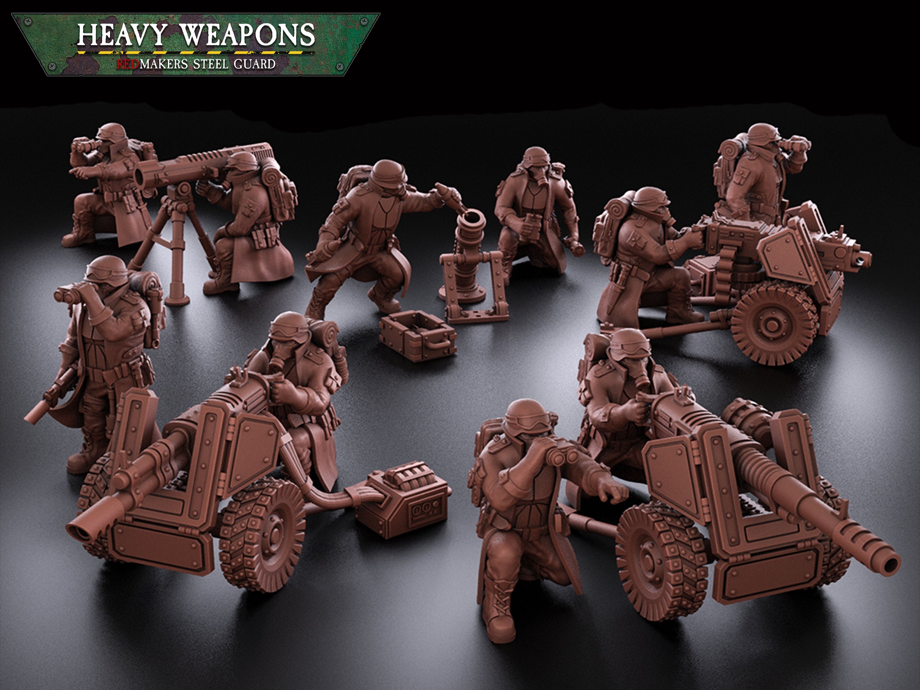 Steel Guard: Missile Launcher Team  | Krieg | Trench Korps | Steel Legion | Redmakers