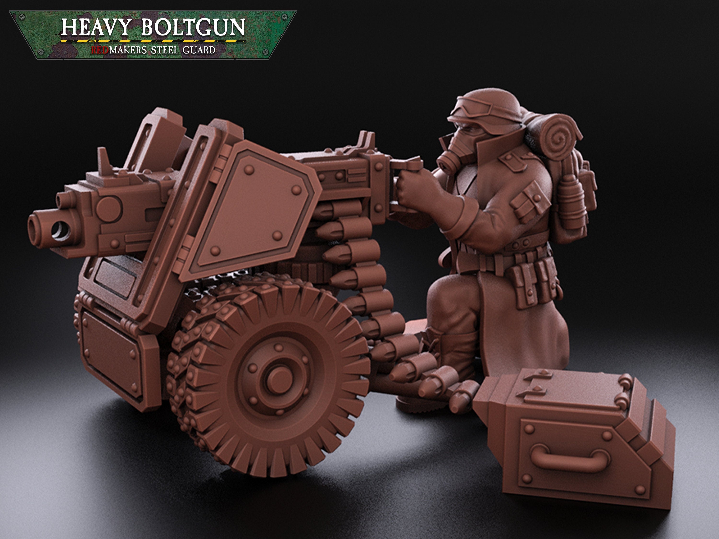 Guardia de acero: equipo de bólter pesado | Krieg | Cuerpos de trinchera | Legión de Acero | Redmakers