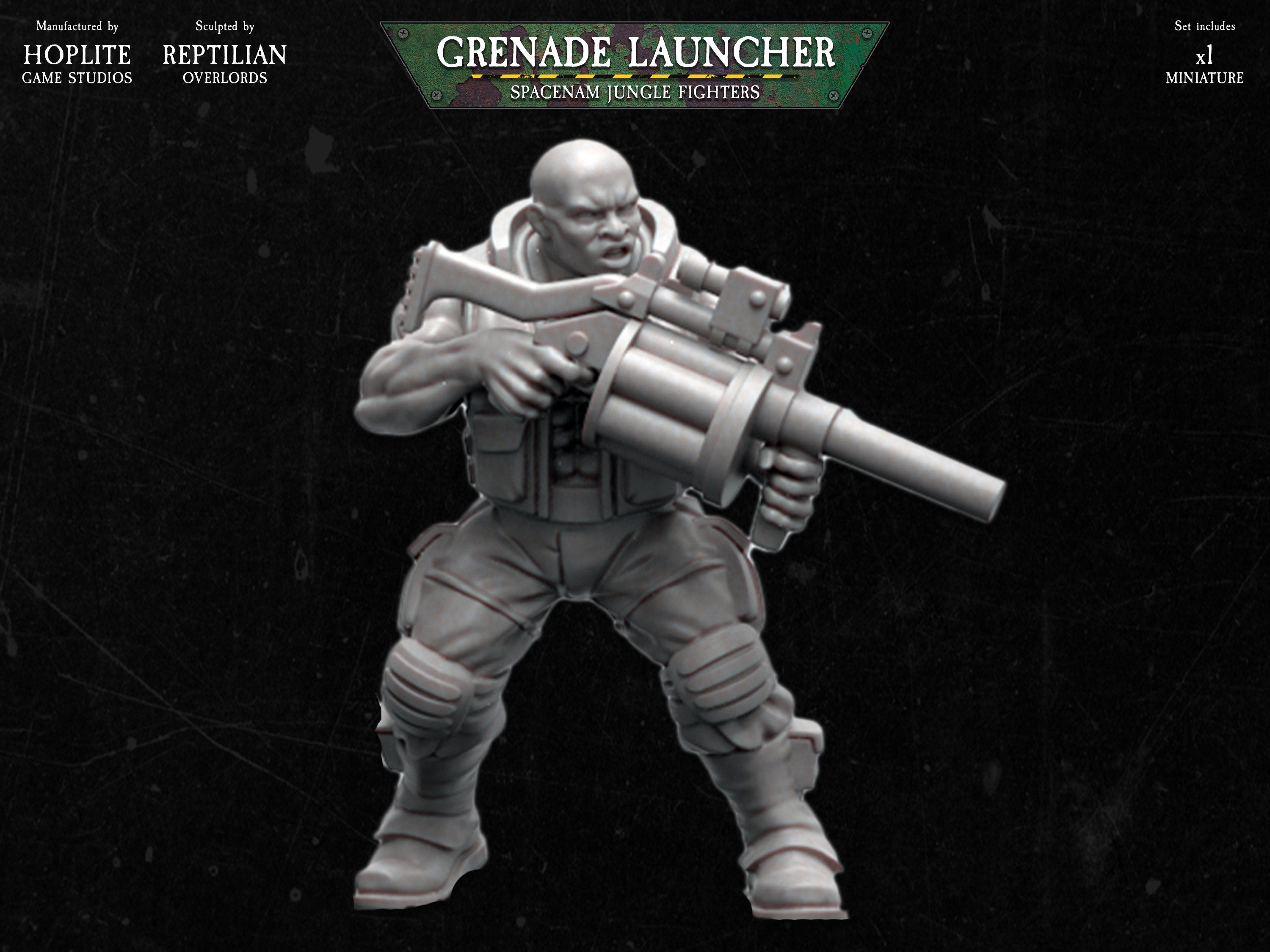 Spacenam: Grenade Launcher | Reptilian Overlords | 28mm