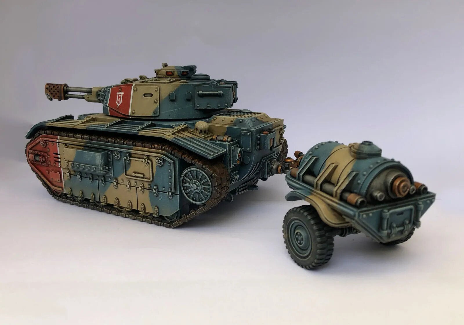 Crocodile Flame Tank with Fuel Trailer