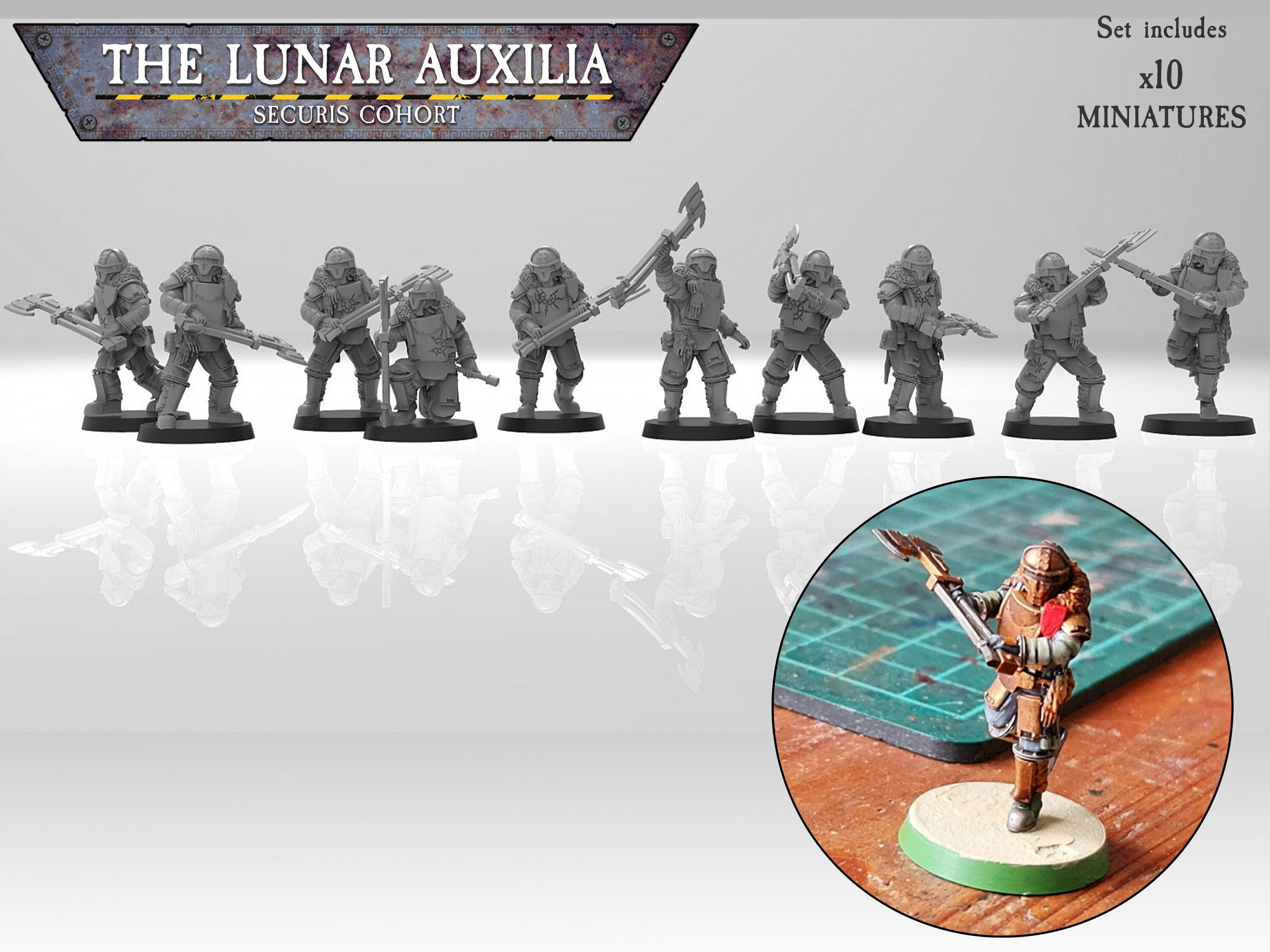 Auxiliares lunares: cohorte Securis