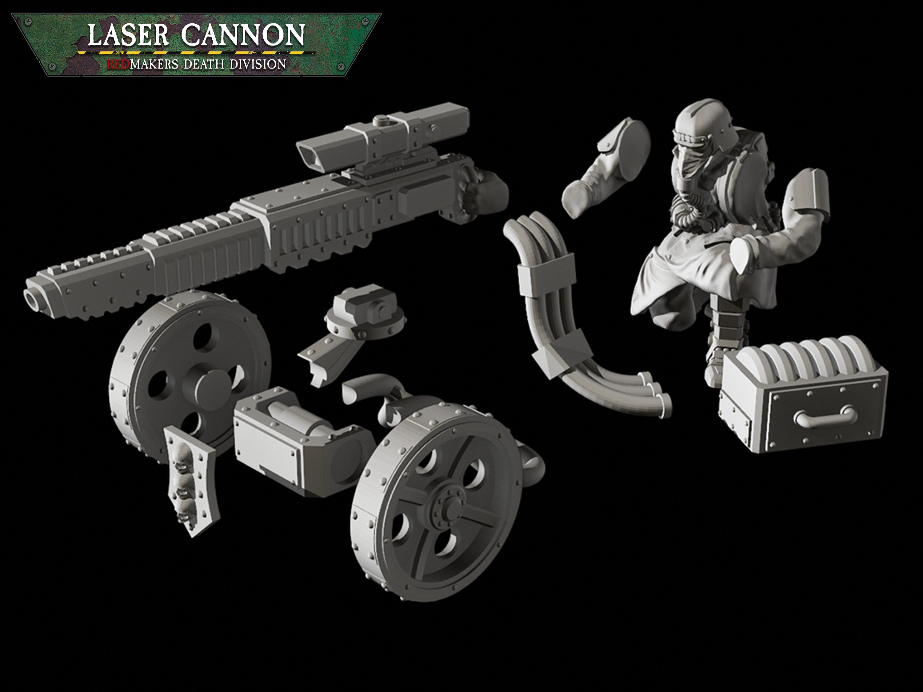 Death Division: Laserkanonen-Team | Krieg | Trench Korps | Steel Legion | Redmakers