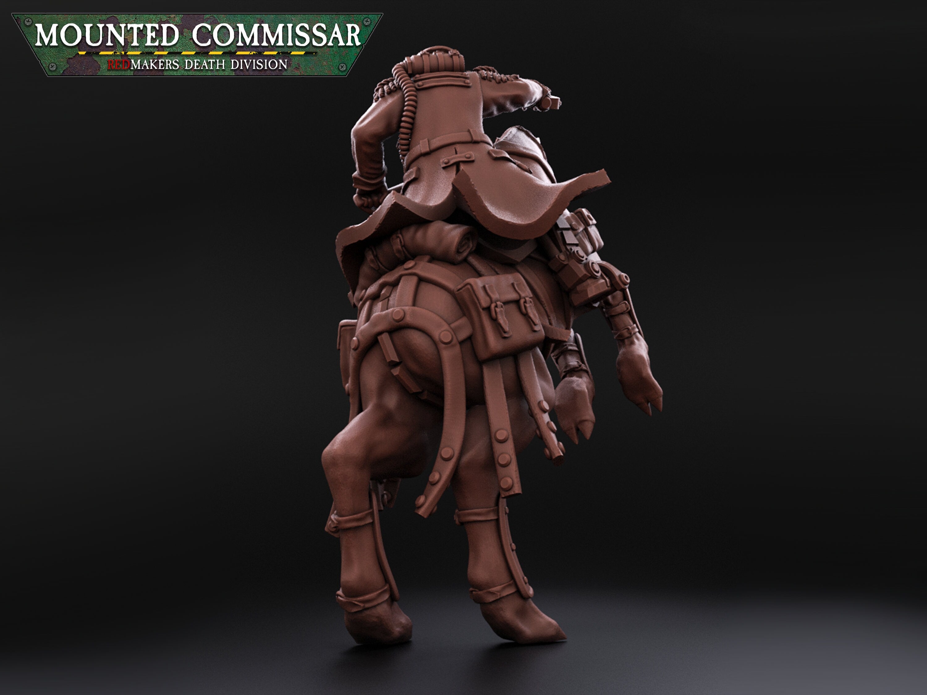 Todesdivision: Berittener imperialer Kommissar | Krieg | Trench Korps | Steel Legion | Redmakers