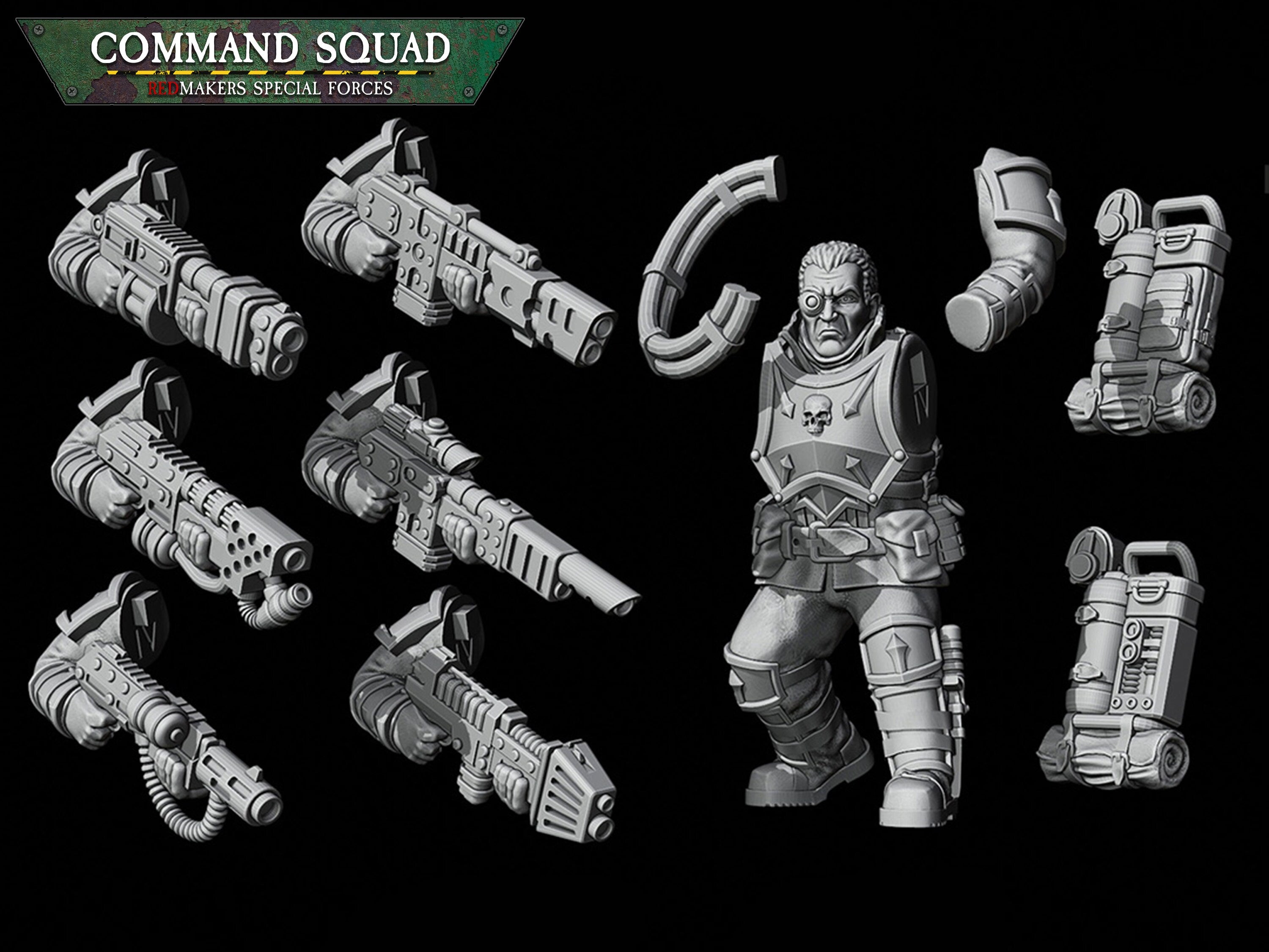 Fuerzas Especiales: Escuadrón de Comando | Krieg | Cuerpos de trincheras | Legión de Acero | Redmakers