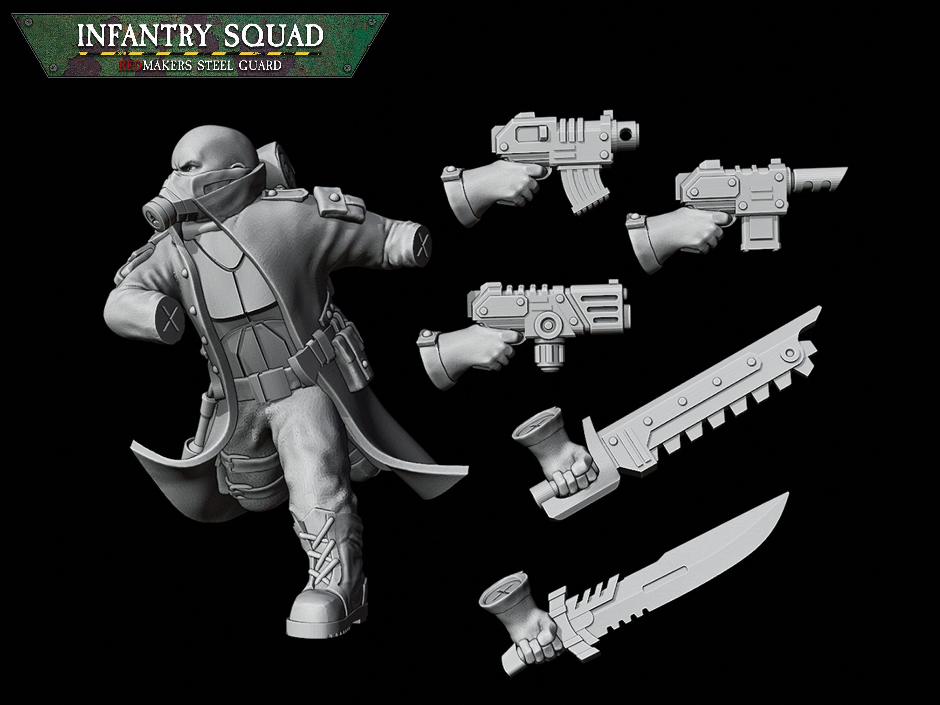 Steel Guard: Infanterietrupp | Krieg | Trench Korps | Steel Legion | Redmakers