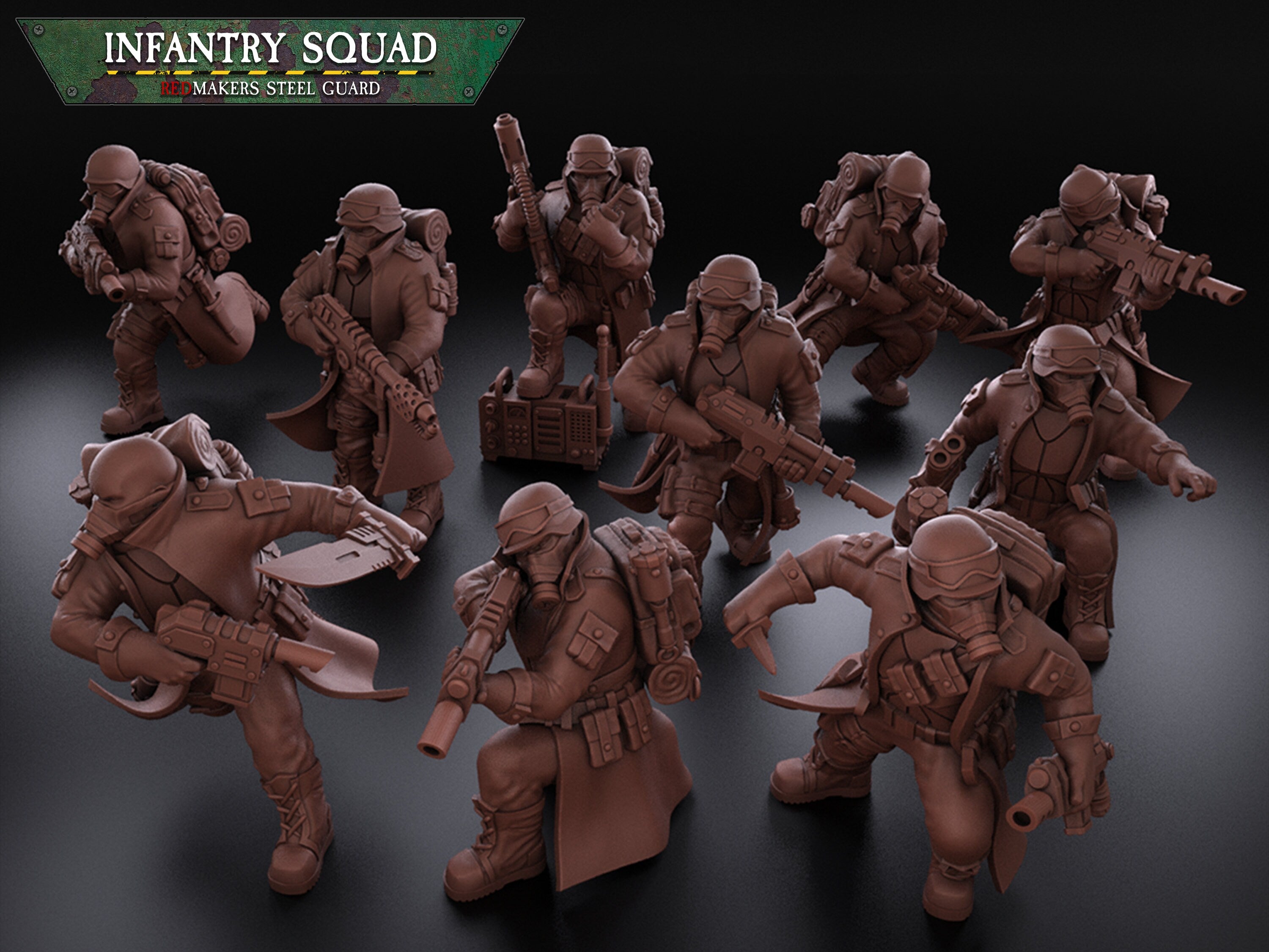 Guardia de Acero: Escuadrón de Infantería | Krieg | Cuerpos de trincheras | Legión de Acero | Redmakers