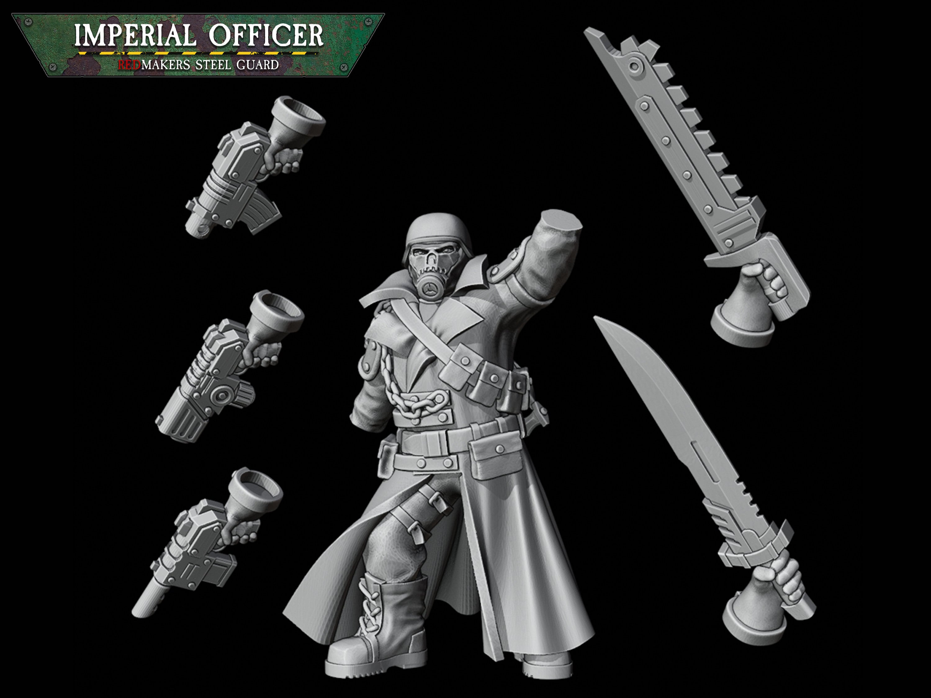 Steel Guard: Imperialer Offizier | Krieg | Trench Korps | Steel Legion | Redmakers