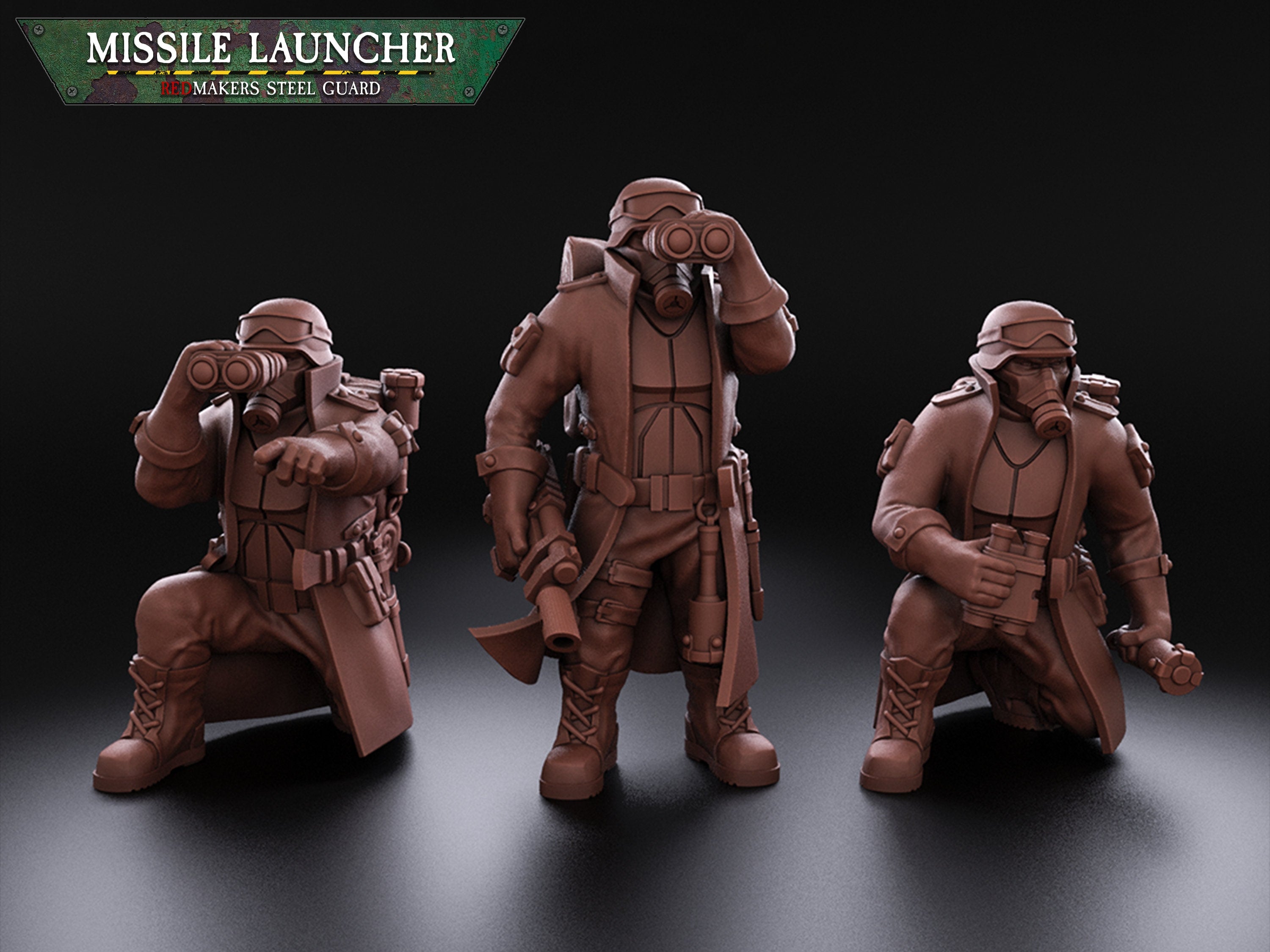 Steel Guard: Missile Launcher Team  | Krieg | Trench Korps | Steel Legion | Redmakers