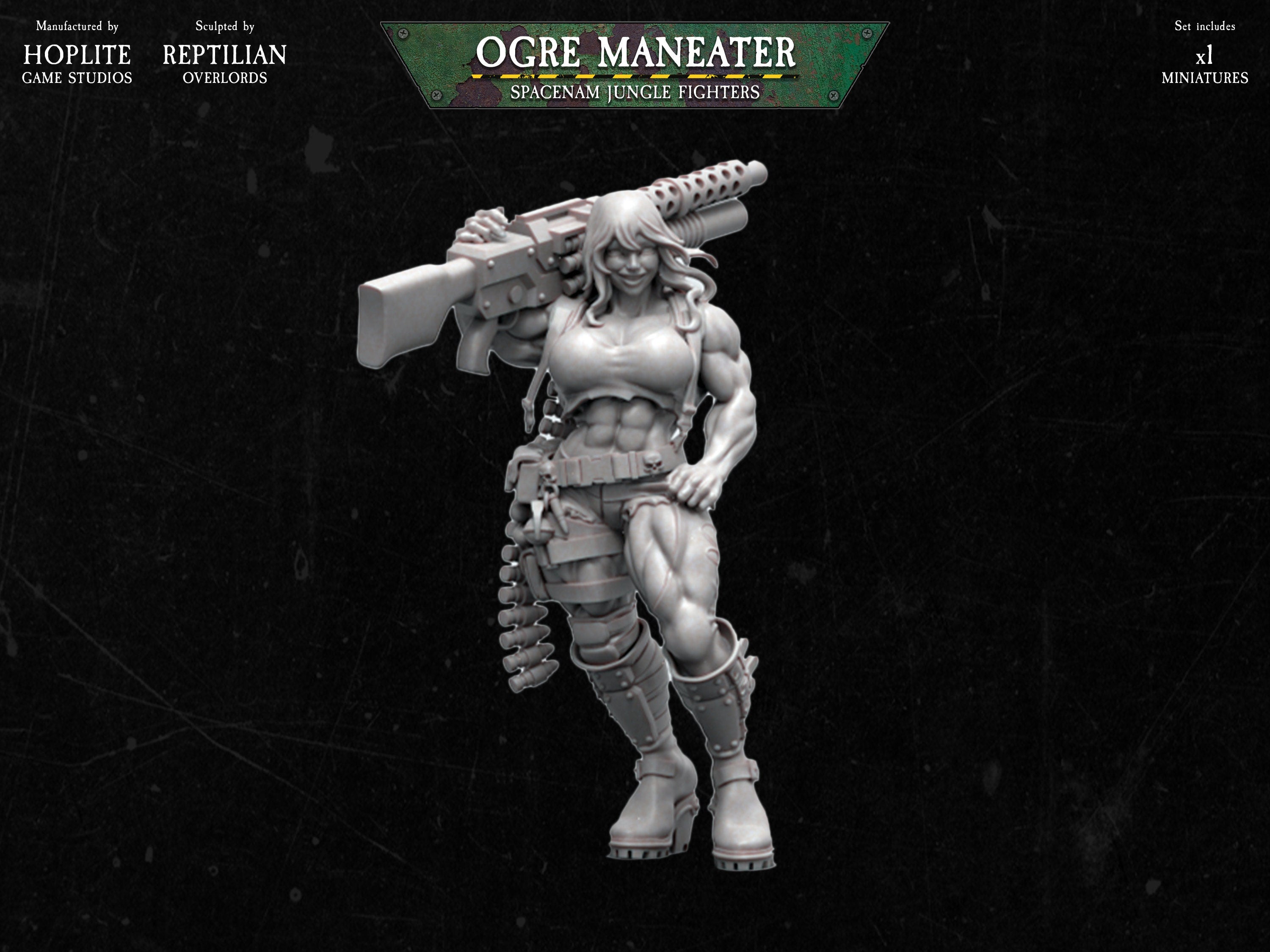 Spacenam: Weltraum-Oger-Menschenfresser | Reptilien-Oberherren | 28 mm