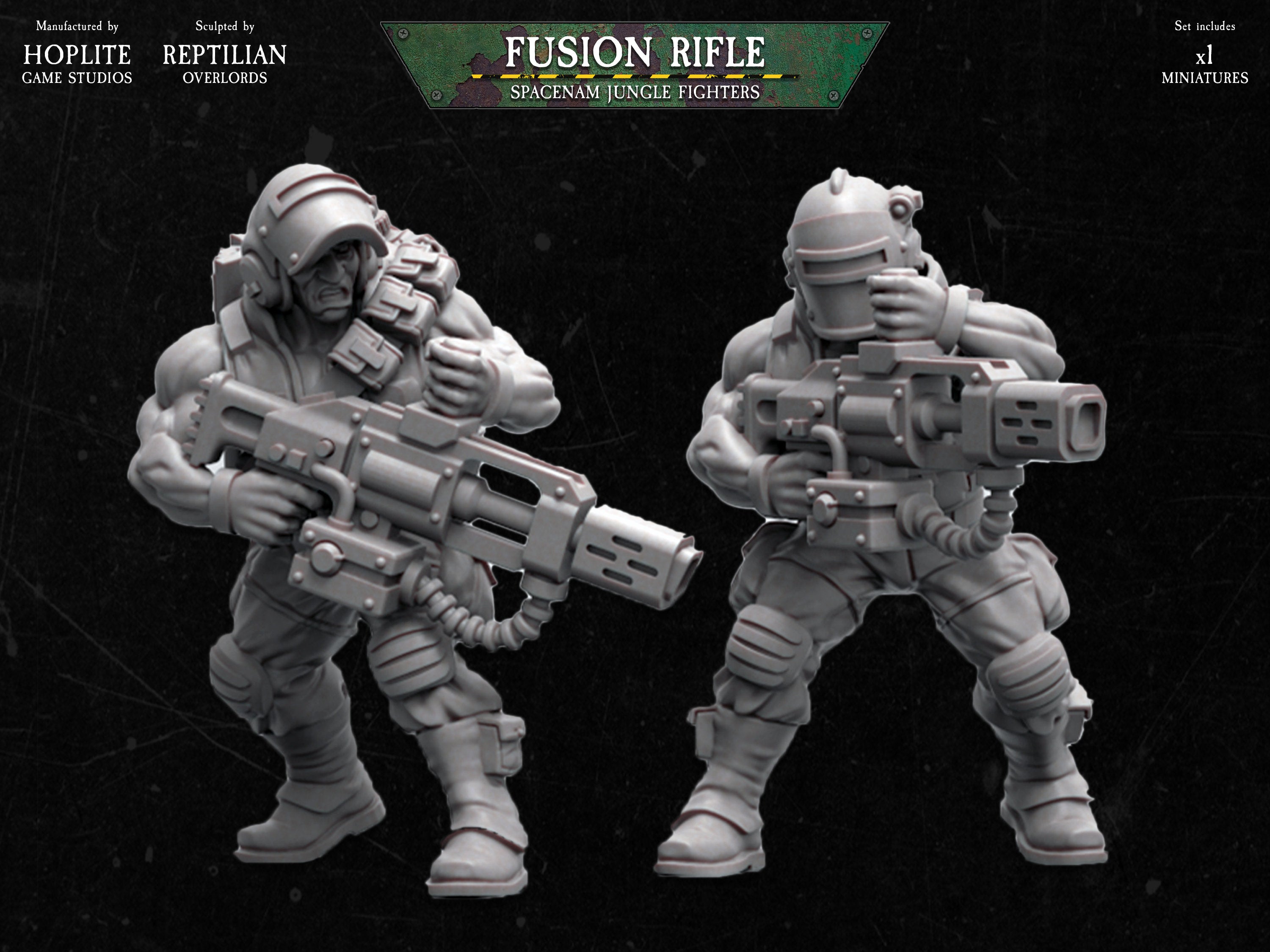 Spacenam: Fusion Rifle | Reptilian Overlords | 28mm