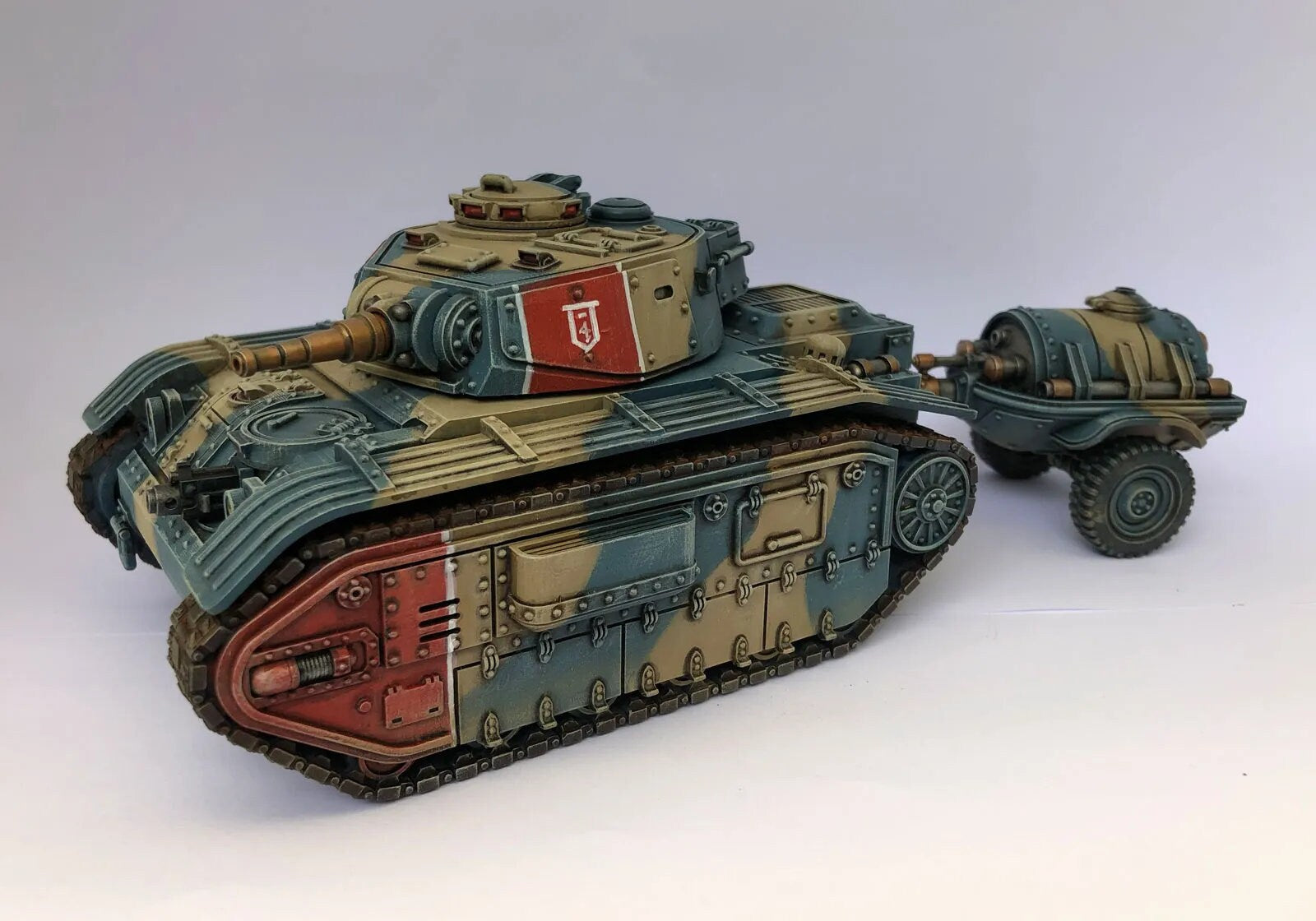 Crocodile Flame Tank with Fuel Trailer