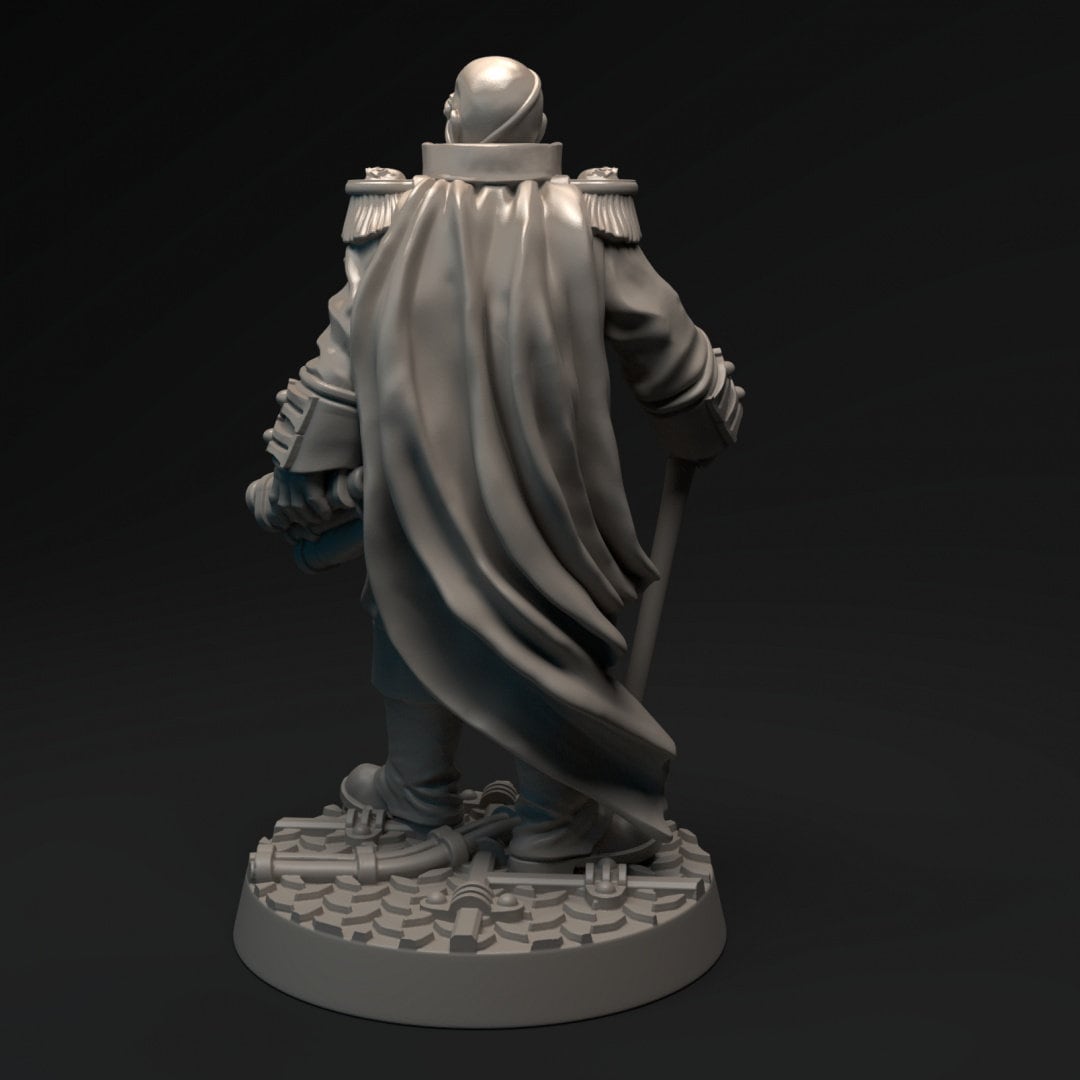 Skyfleet Officer | Altirvun Ice Warriors | Lore Miniatures