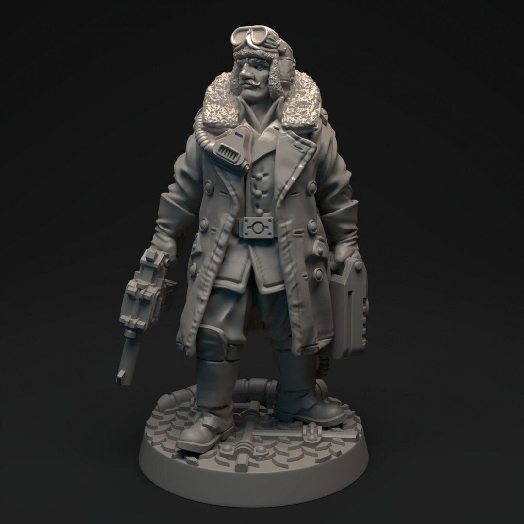 Piloto de Skyfleet | Guerreros de hielo de Altirvun | Miniaturas de historia
