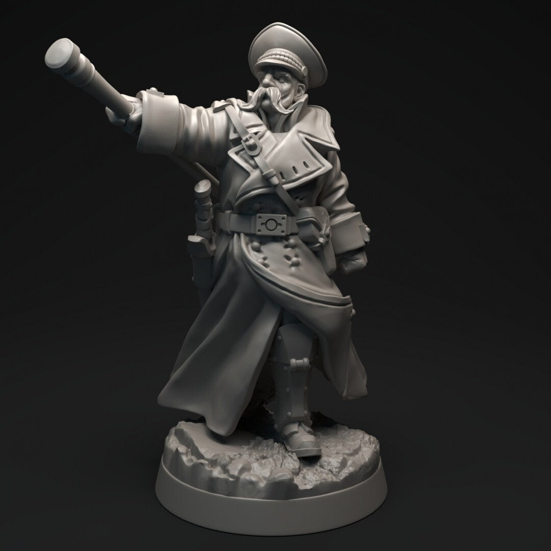 Platoon Leader Alphonse | Altirvun Ice Warriors | Lore Miniatures