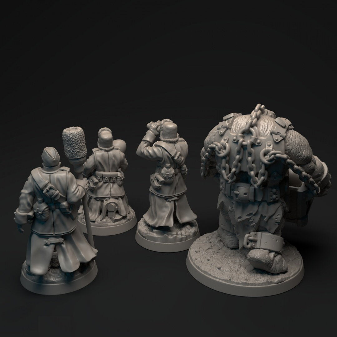 Grand Battery Artillery Crew | Altirvun Ice Warriors | Lore Miniatures