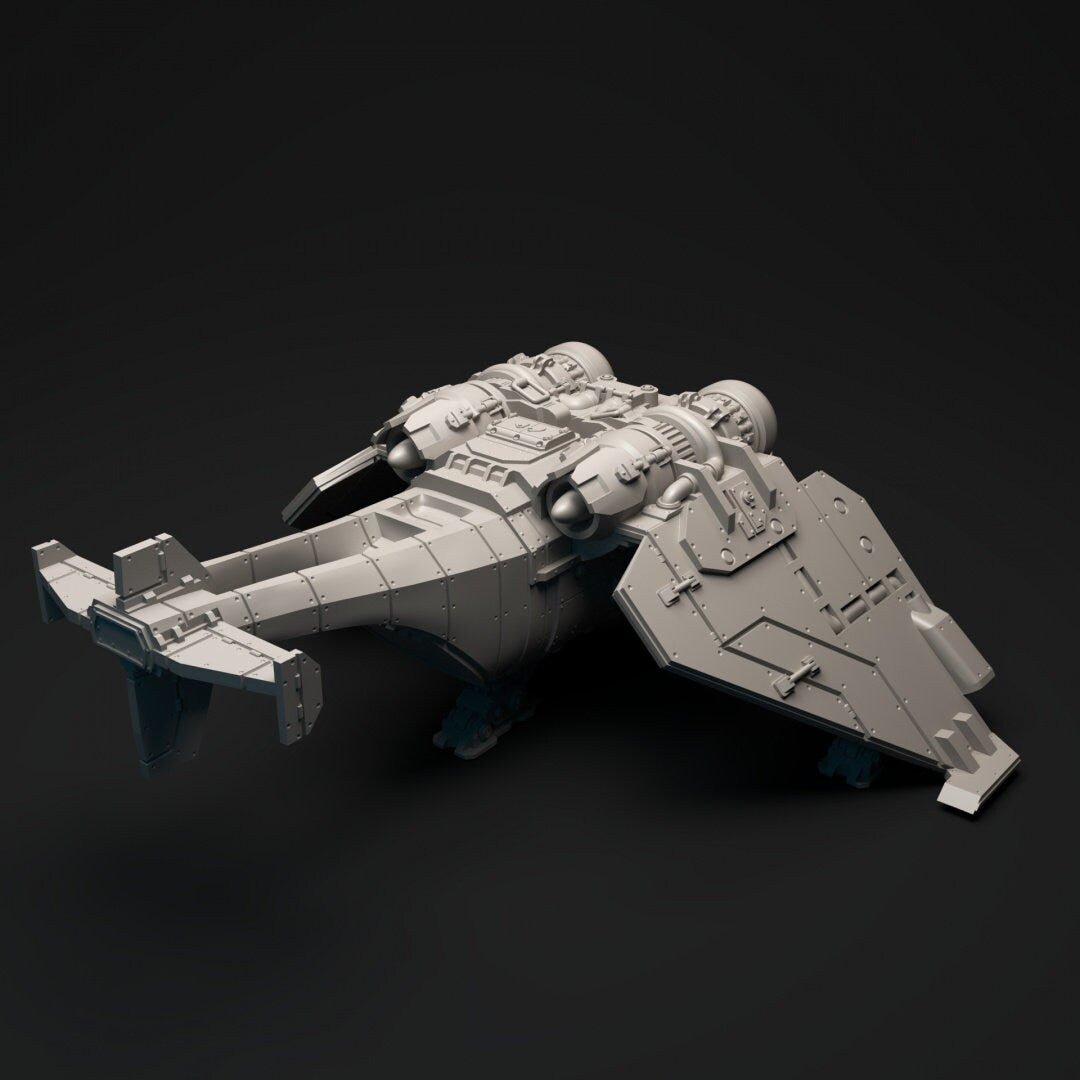 Hurricane Gunship | Altirvun Ice Warriors | Lore Miniatures