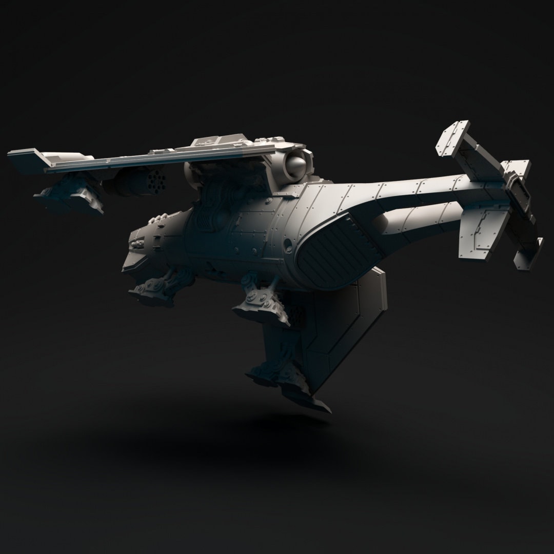 Hurricane Gunship | Altirvun Ice Warriors | Lore Miniatures