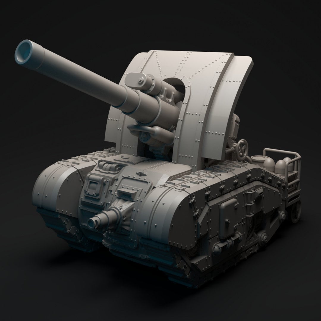 Tanque de apoyo Hell Hammer | Guerreros de hielo de Altirvun | Miniaturas de historia