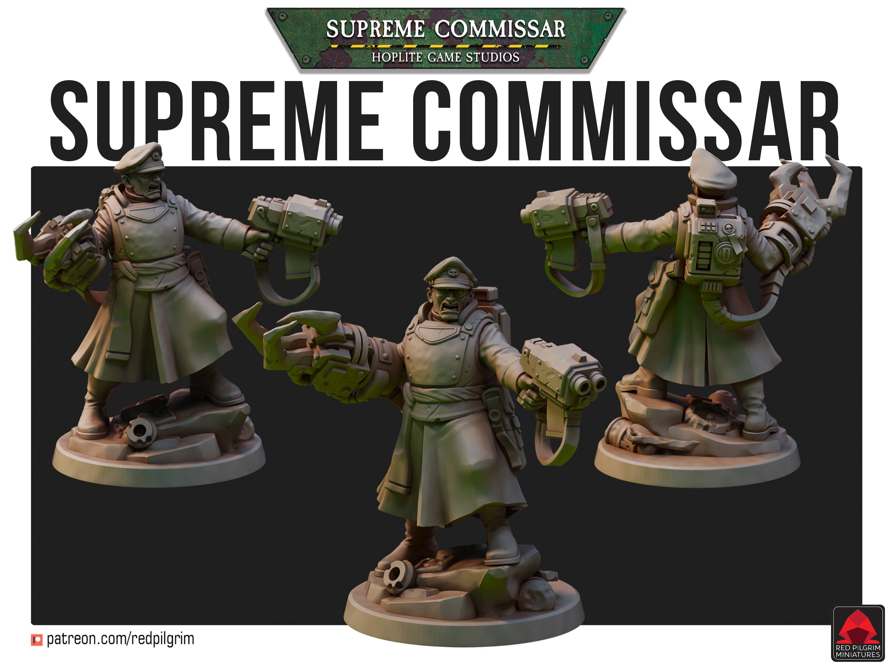 Comisario Imperial Supremo | Miniaturas de Red Pilgrim | 28 mm