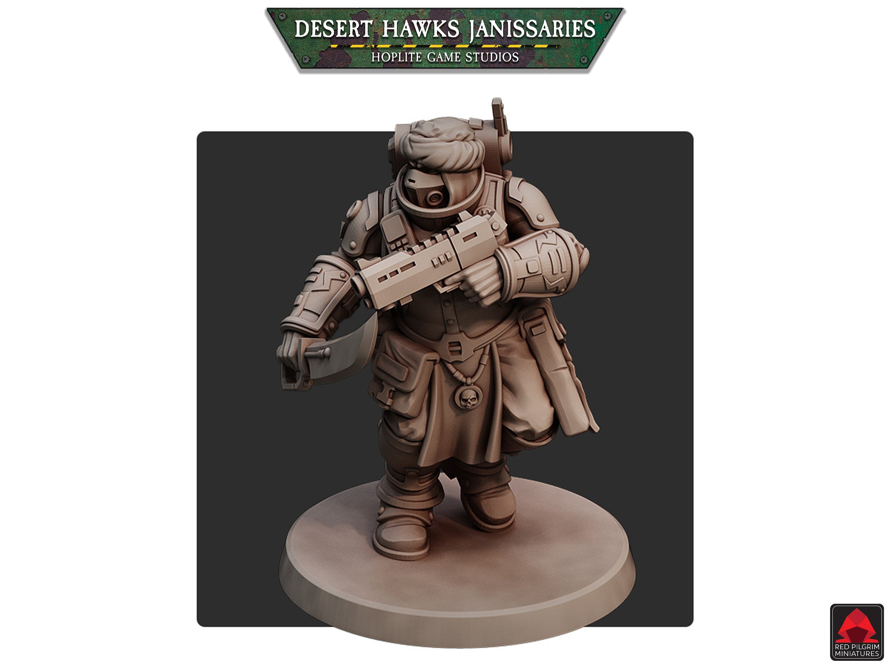 Jenízaros de los Halcones del Desierto | Miniaturas de Red Pilgrim | 28 mm