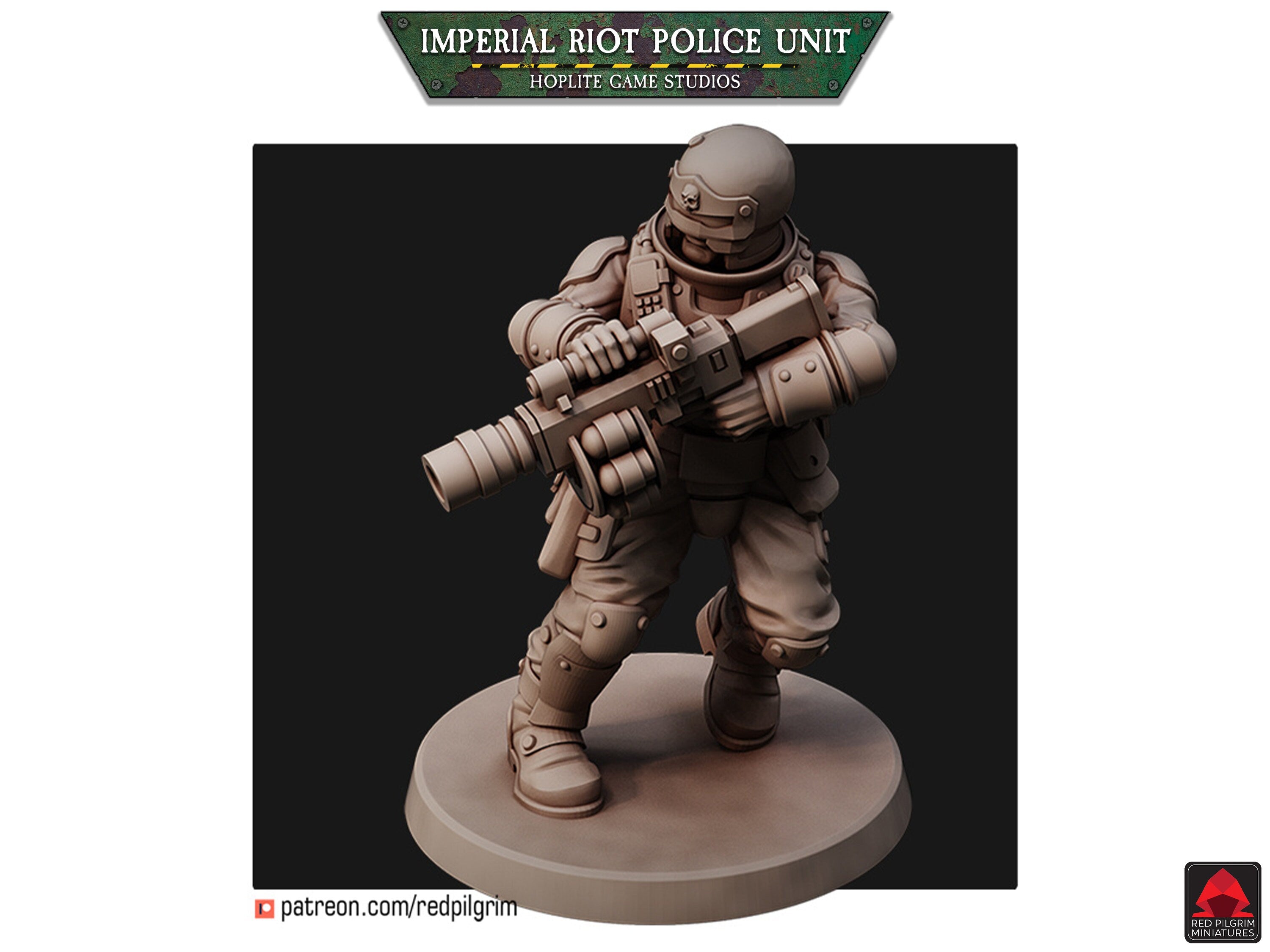Imperial Riot Police Unit | Red Pilgrim Miniatures | 28mm