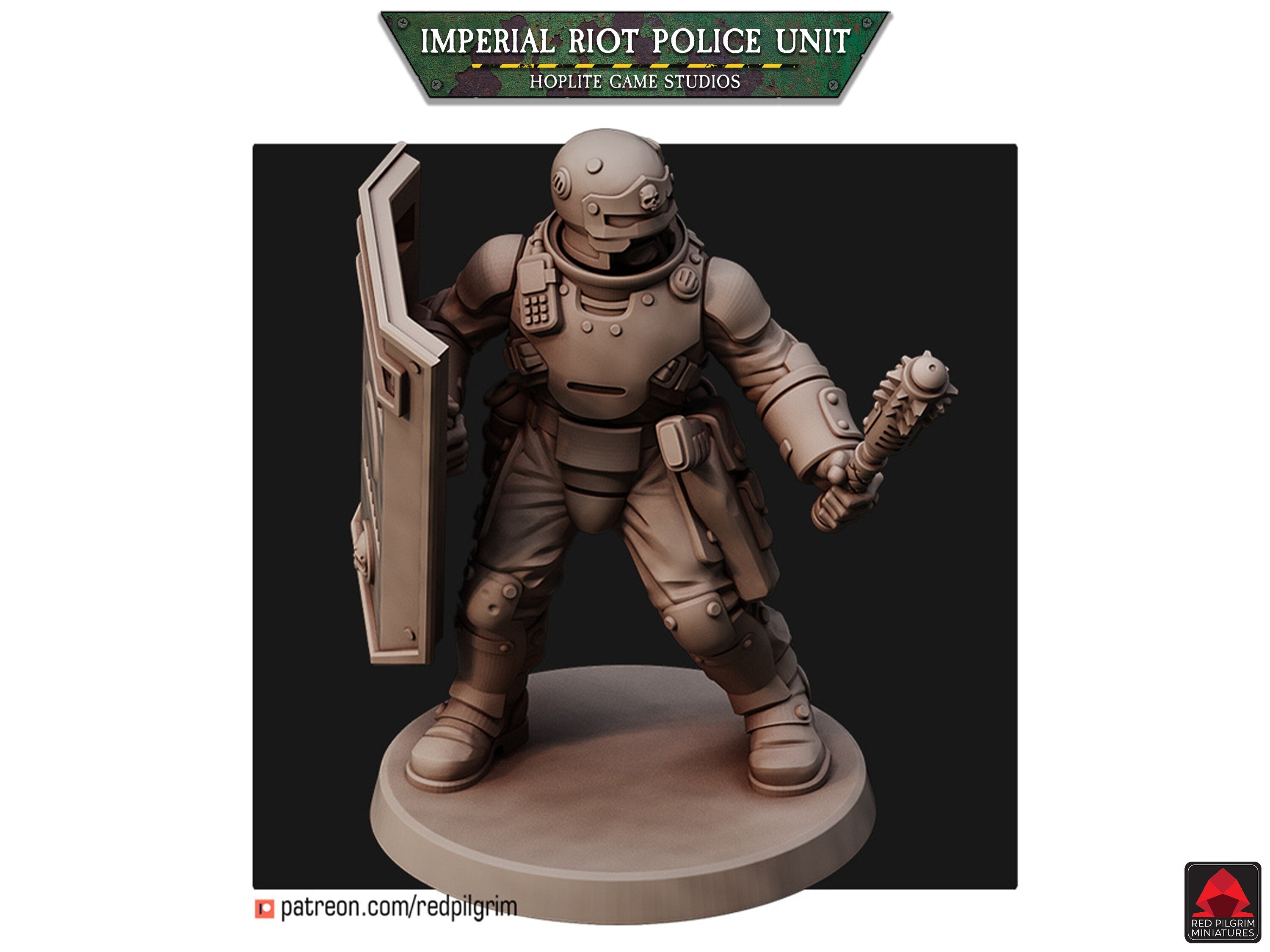Imperial Riot Police Unit | Red Pilgrim Miniatures | 28mm