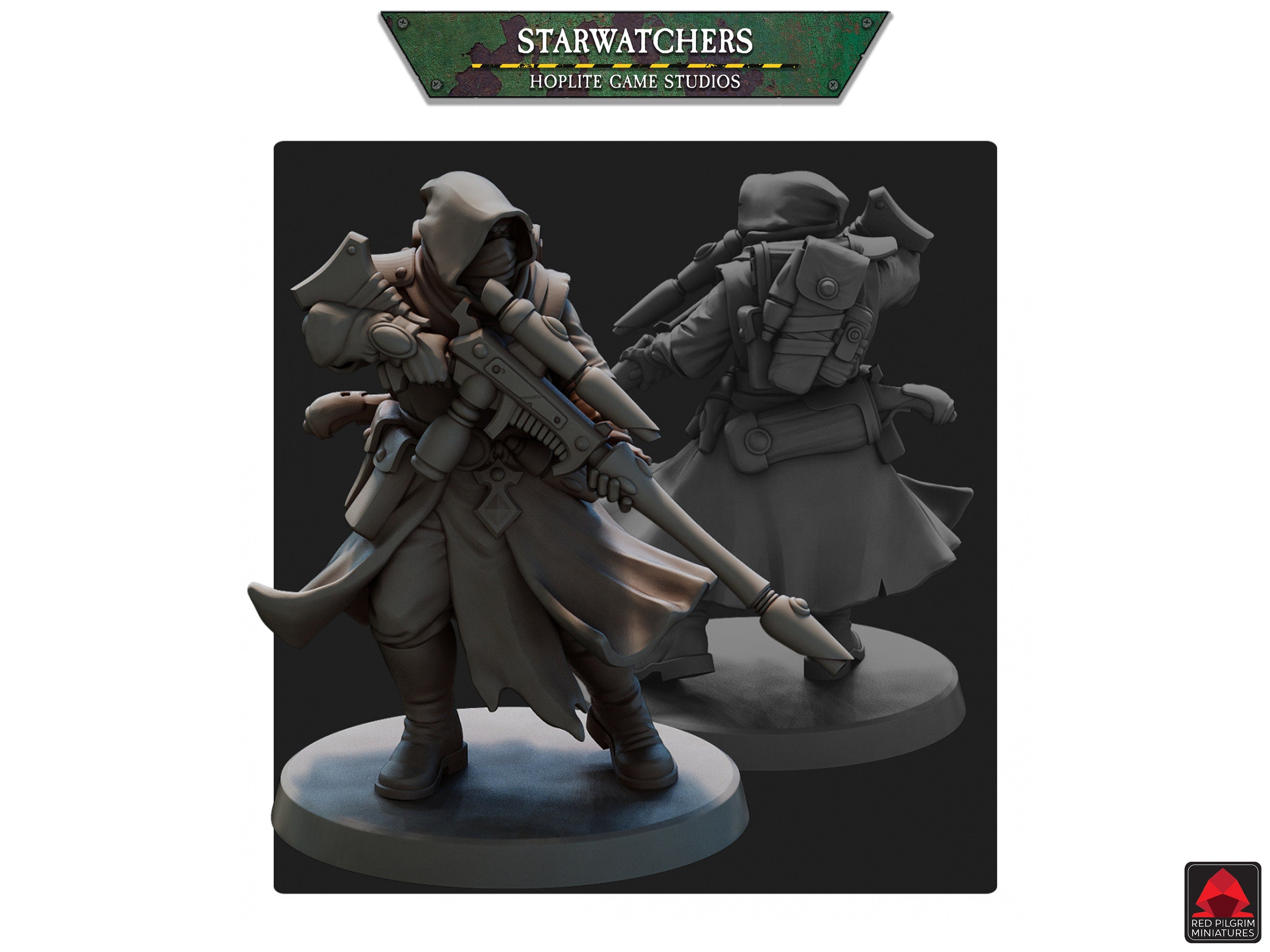 Starwatcher Space Elves Snipers | Red Pilgrim Miniatures | 28mm