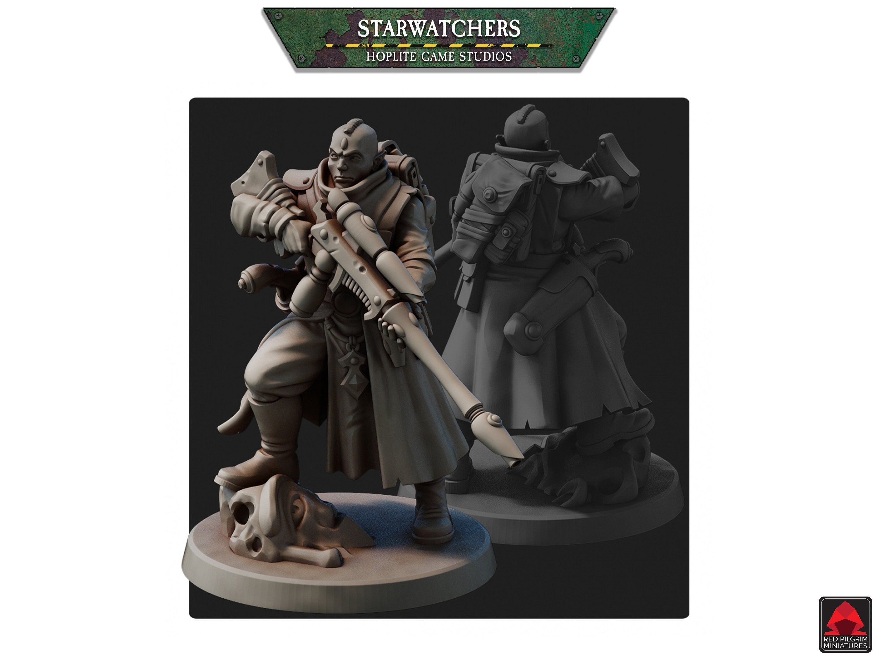 Starwatcher Space Elves Snipers | Red Pilgrim Miniatures | 28mm