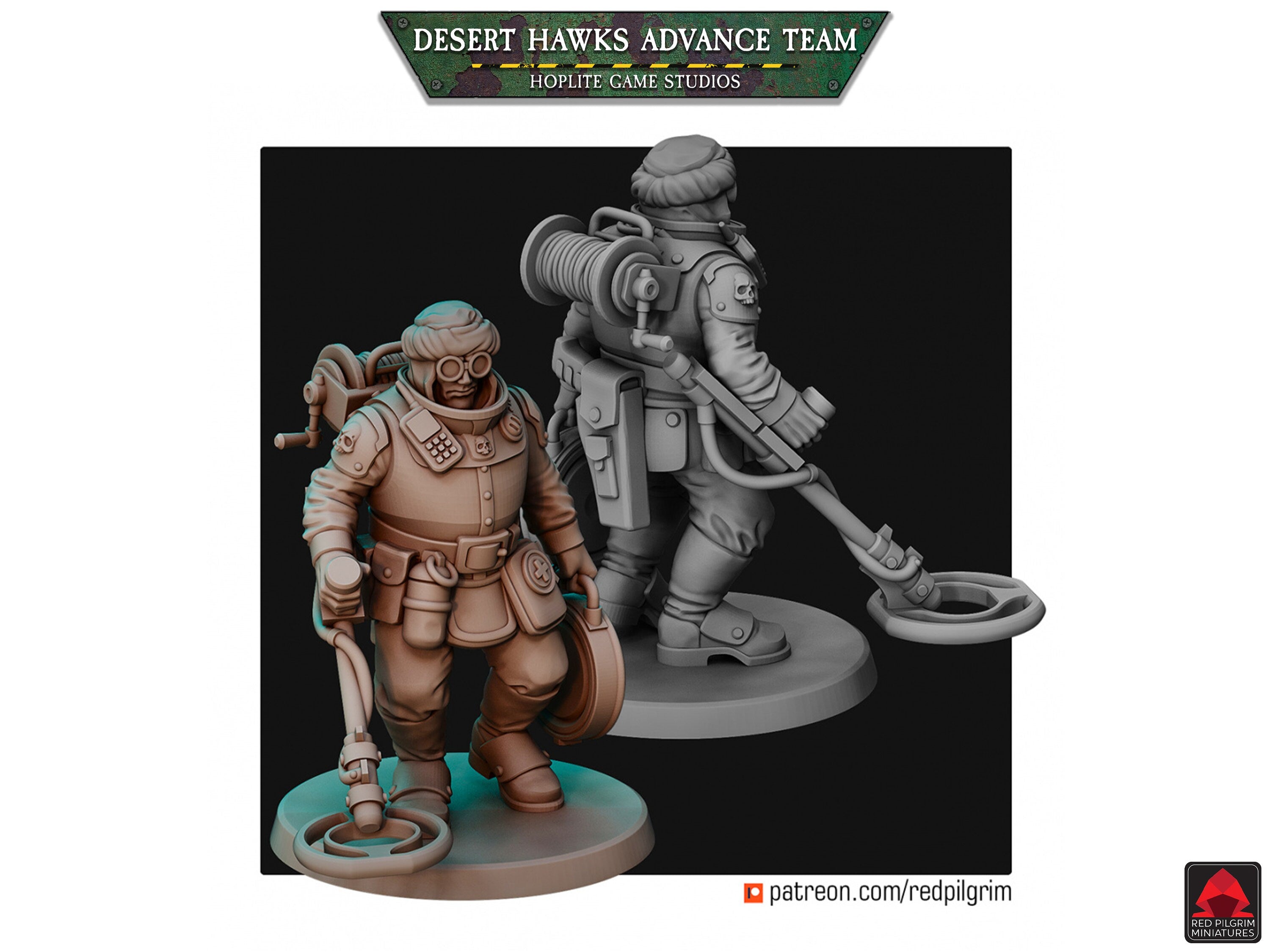 Desert Hawks Advance Team | Red Pilgrim Miniatures | 28mm