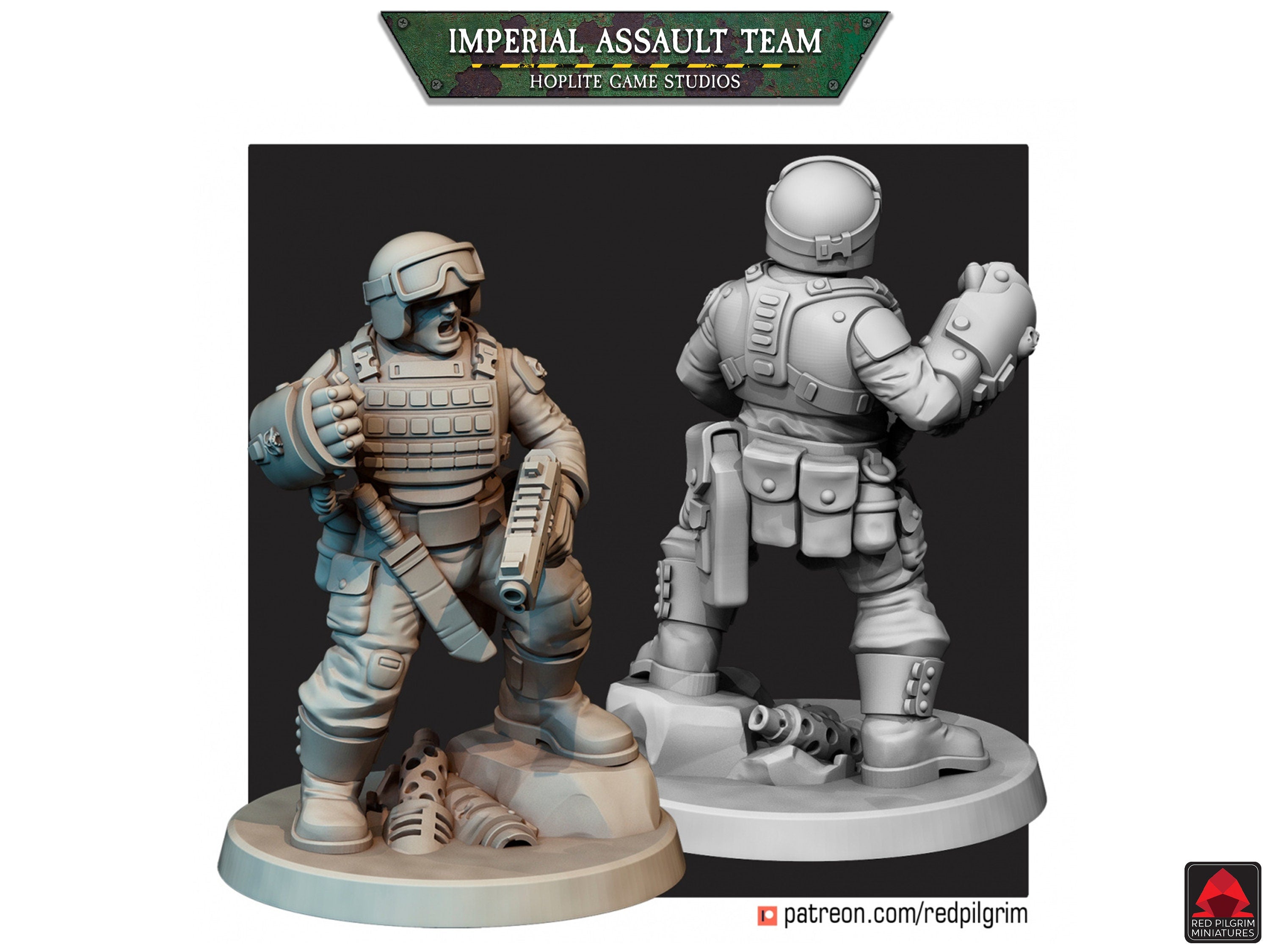 Imperial Assault Team | Red Pilgrim Miniatures | 28mm