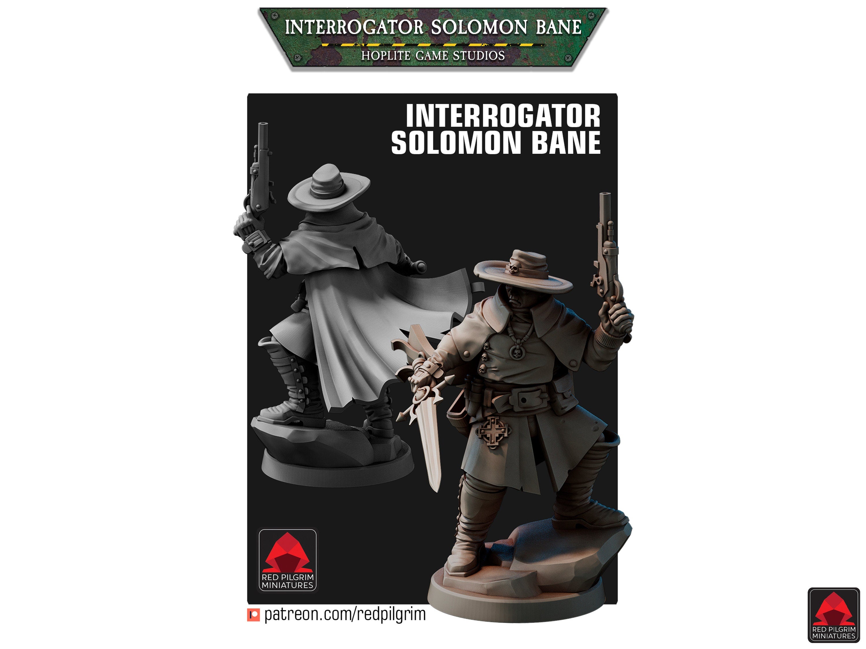 Imperial Interrogator Solomon Bane | Red Pilgrim Miniatures | 28mm