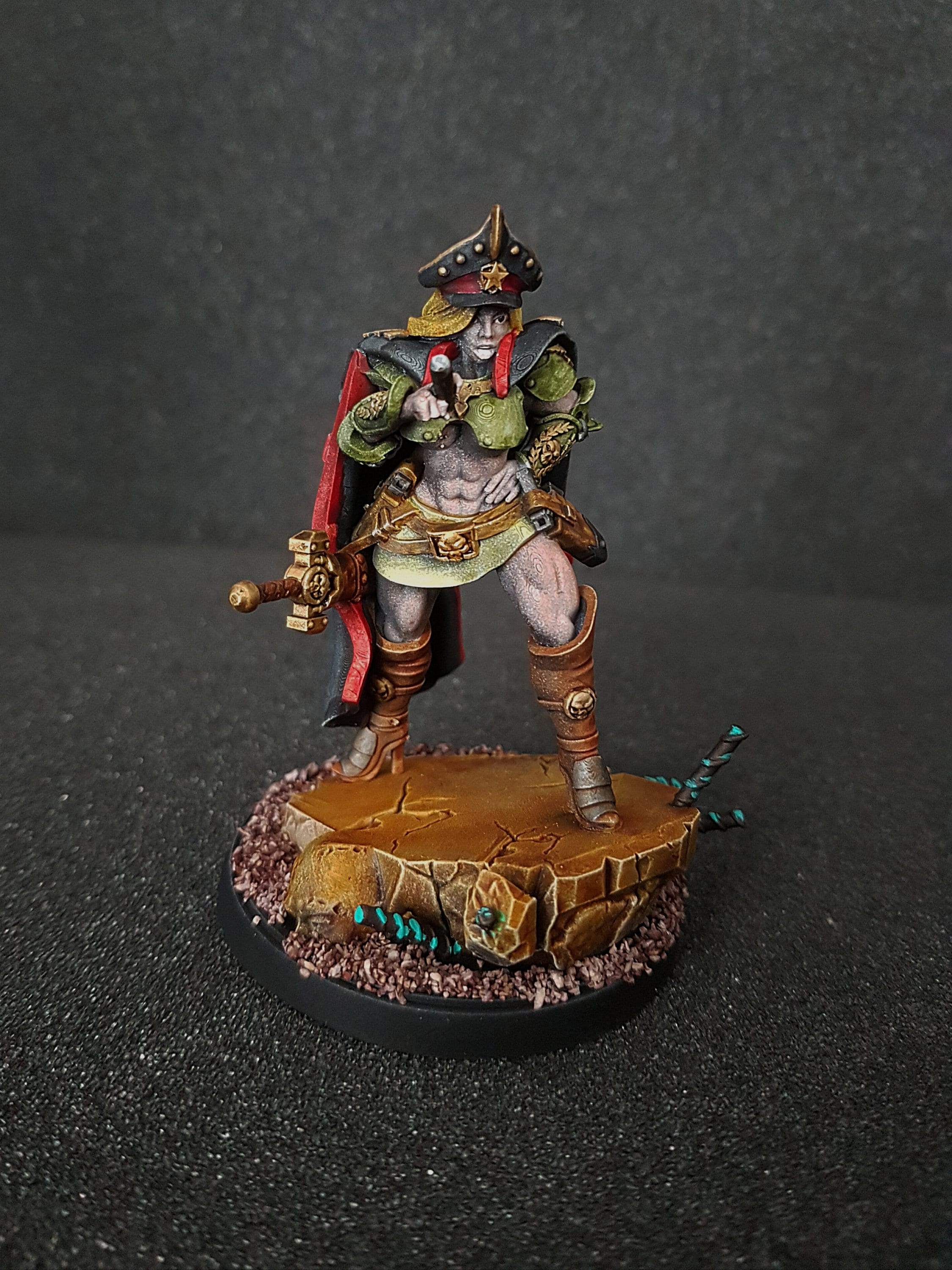 Pinup Corps Hot Marshal - Across the Realms | 28mm
