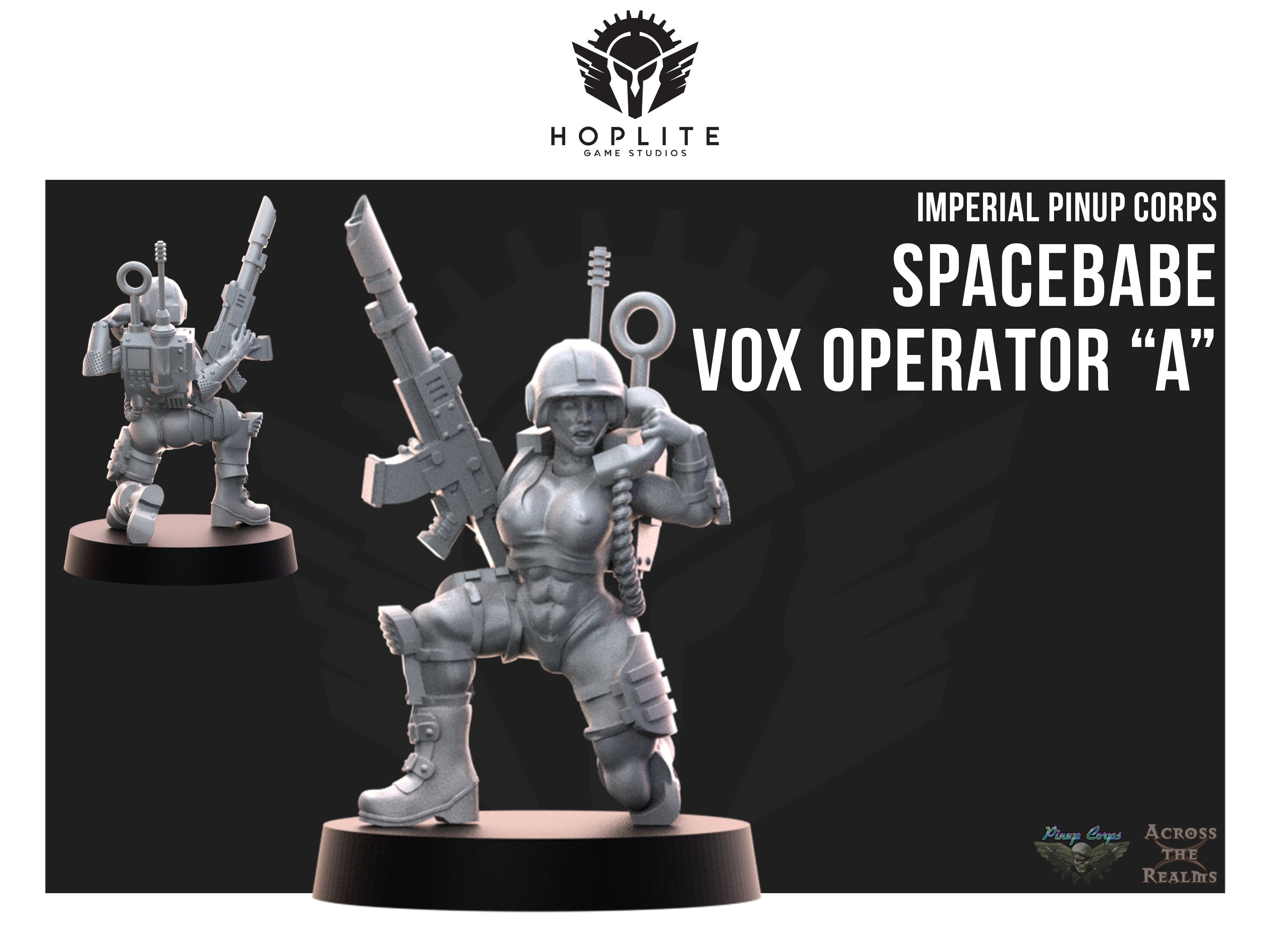 Operador de voz "A" de Pinup Corps - A través de los reinos | 28 mm