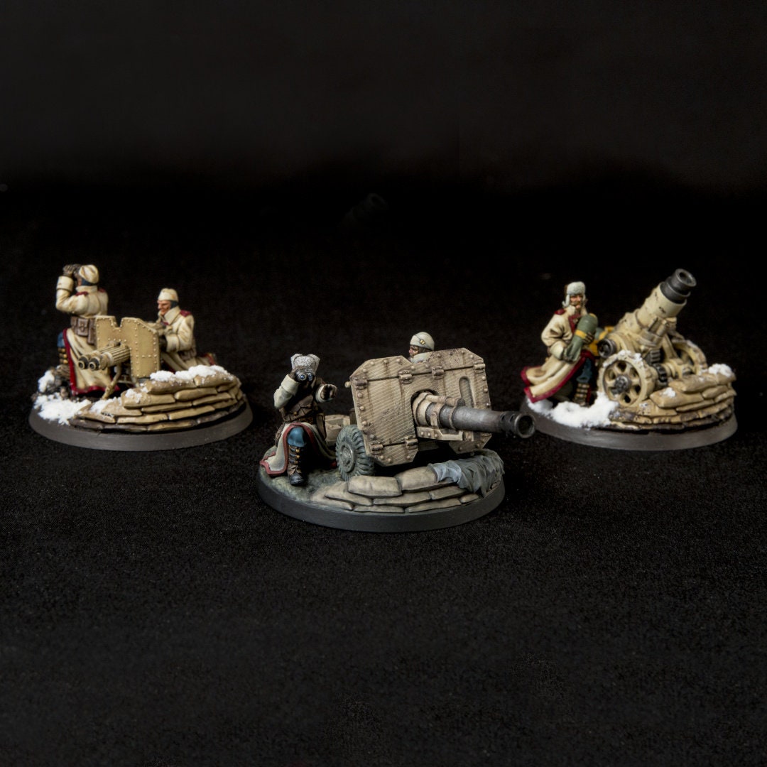 Mortar Team | Altirvun Ice Warriors | Lore Miniatures