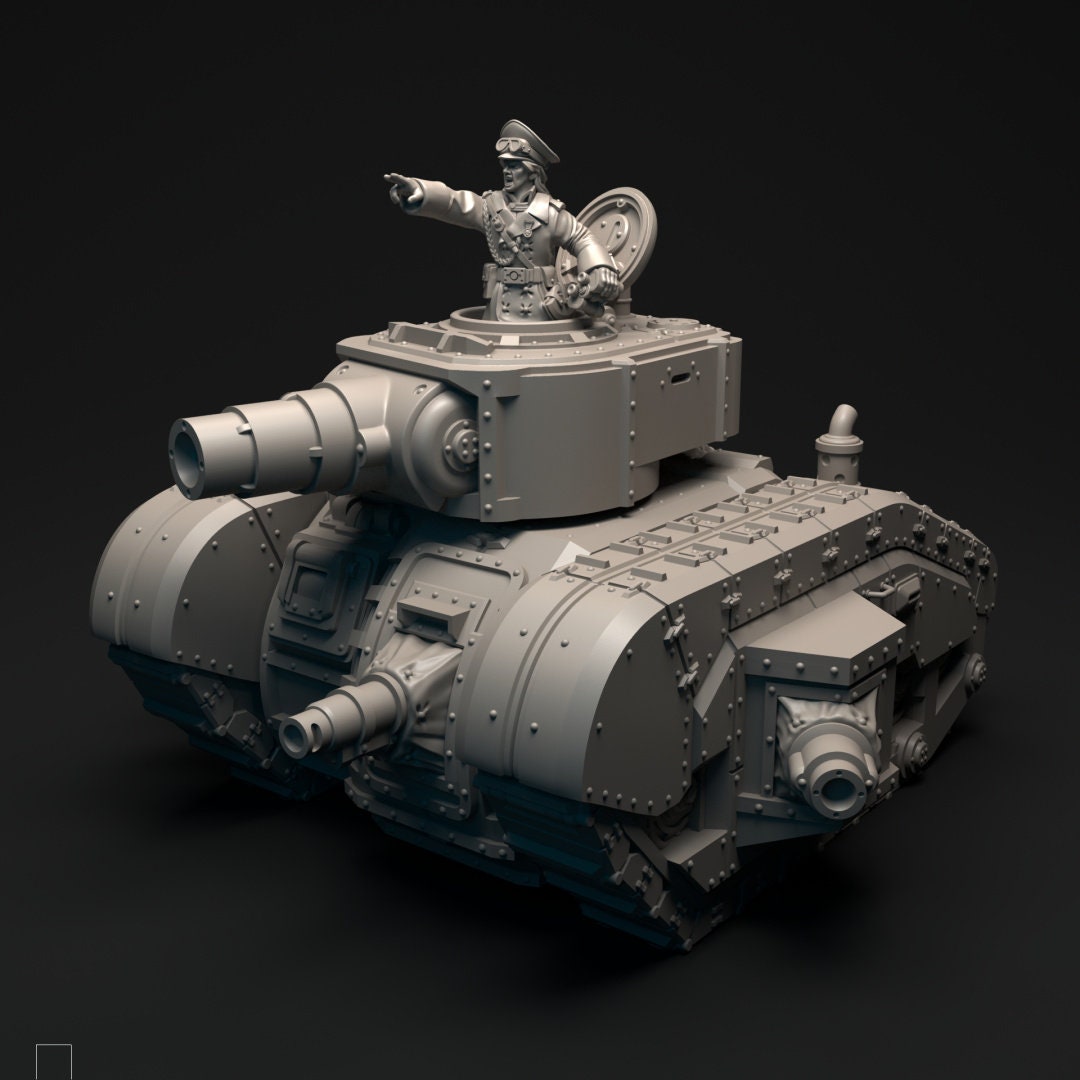 Tanque de batalla Mastadon de hierro | Guerreros de hielo de Altirvun | Miniaturas de historia