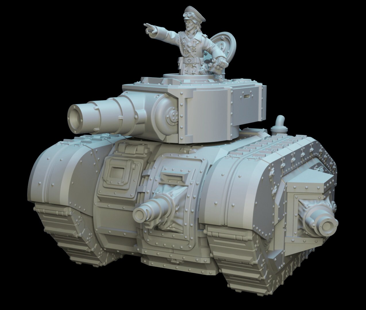 Comandante del tanque | Guerreros de hielo de Altirvun | Miniaturas de historia