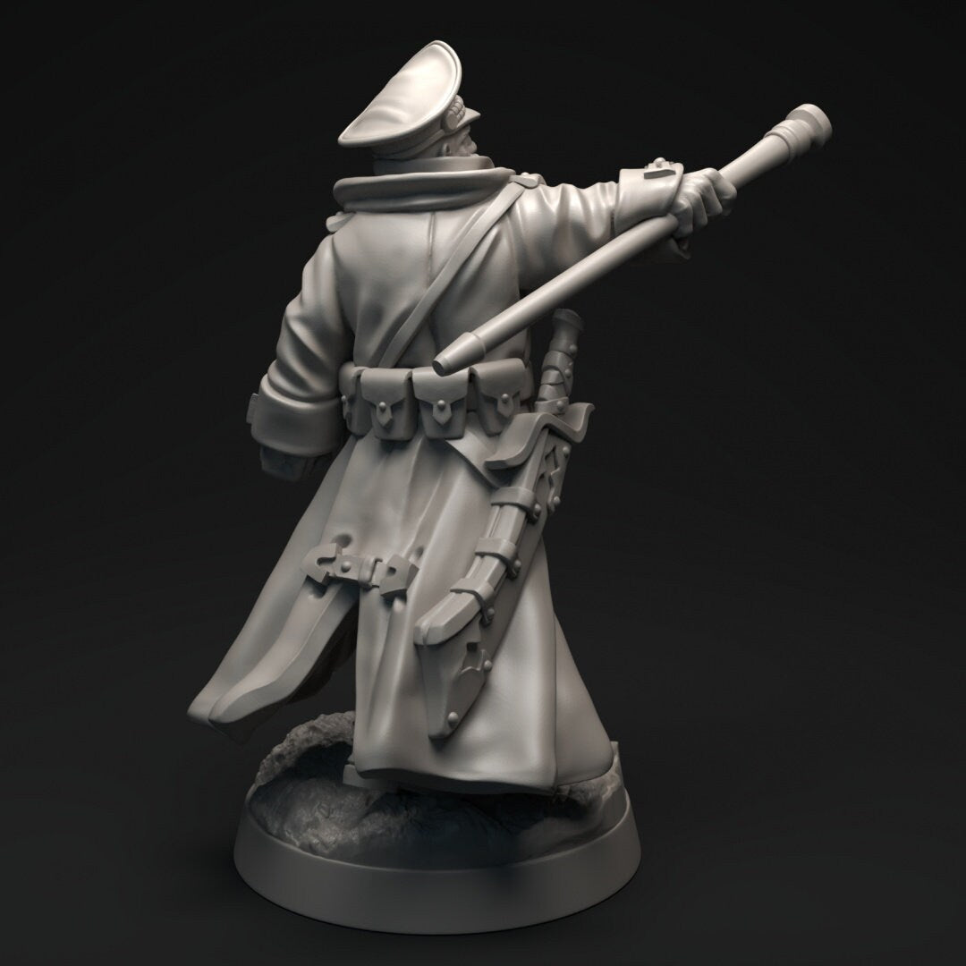 Platoon Leader Alphonse | Altirvun Ice Warriors | Lore Miniatures